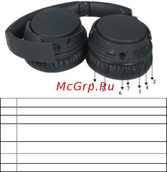 Gal BH-5009 [3/8] Описание органов управления