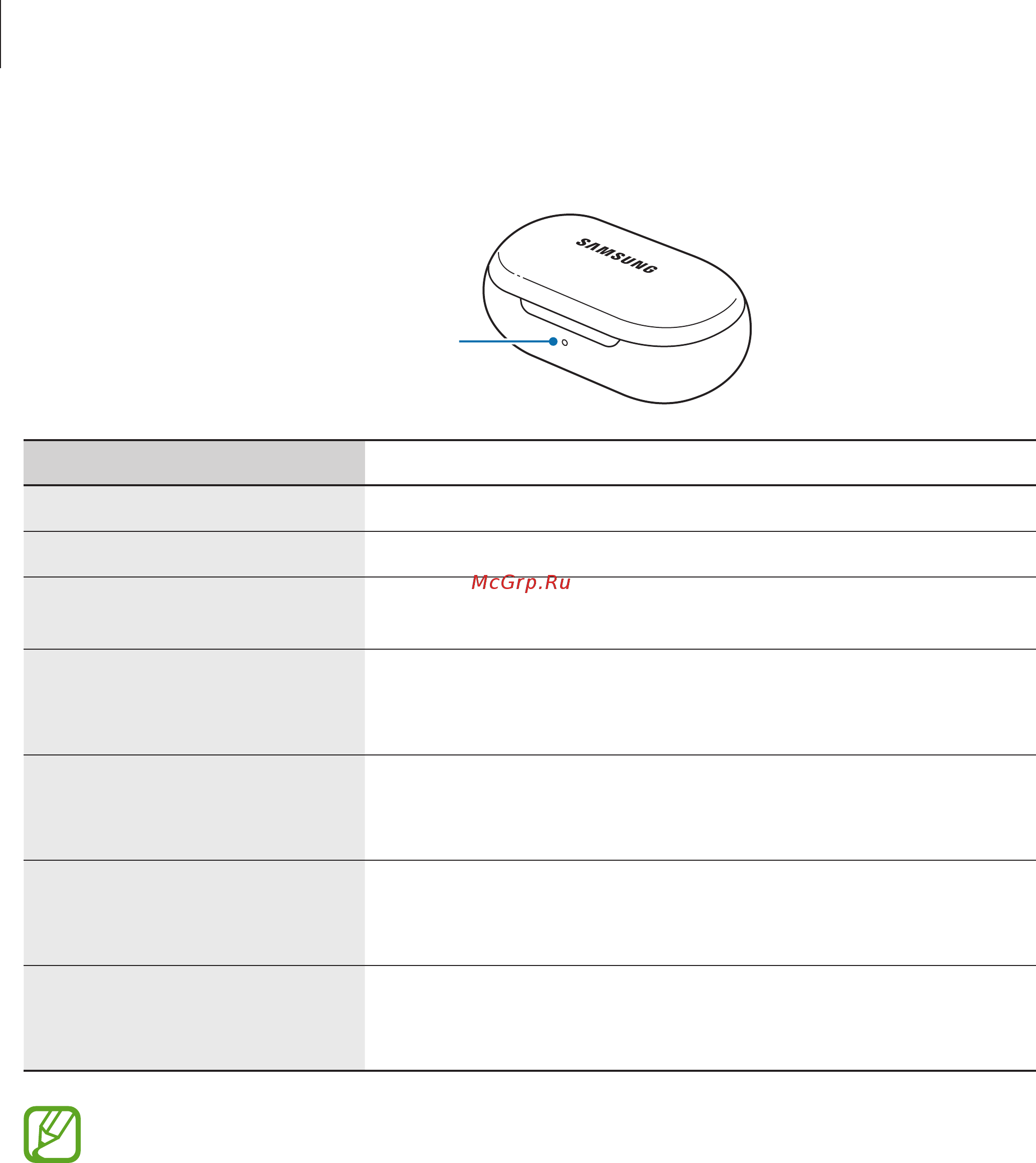 Samsung Galaxy Buds+ White (SM-R175NZWASER) [17/47] Световой индикатор футляра аккумулятора