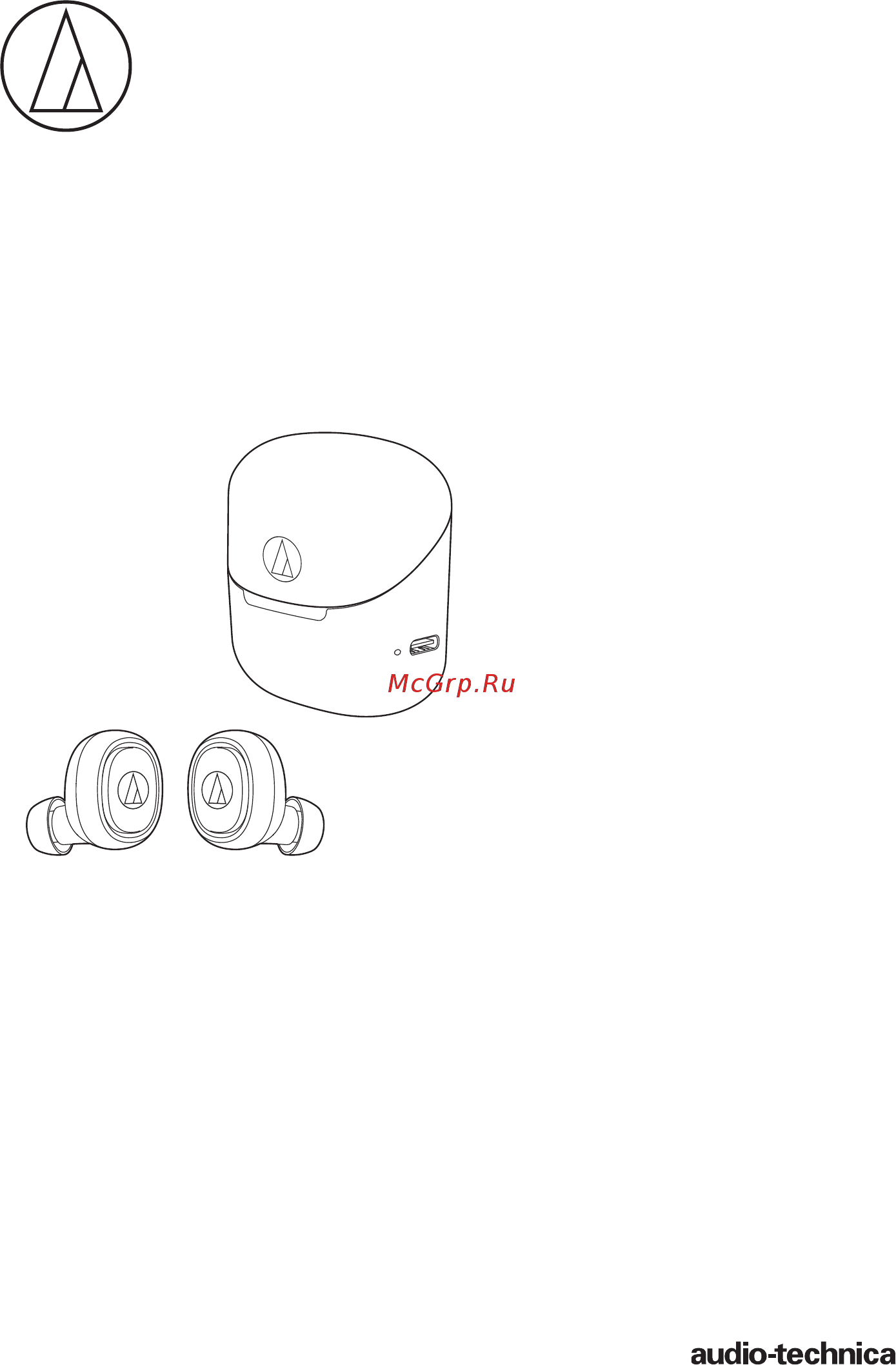 Audio-Technica ATH-CK3TW White Инструкция по эксплуатации онлайн
