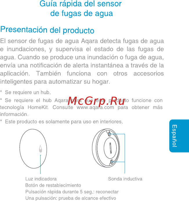 Aqara Water Leak Sensor [24/45] Inteligentes para automatizar su hogar