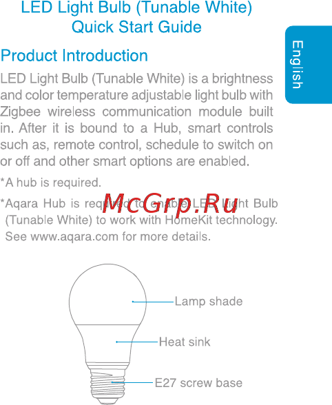 Aqara (ZNLDP12LM) [2/35] Quick start guide