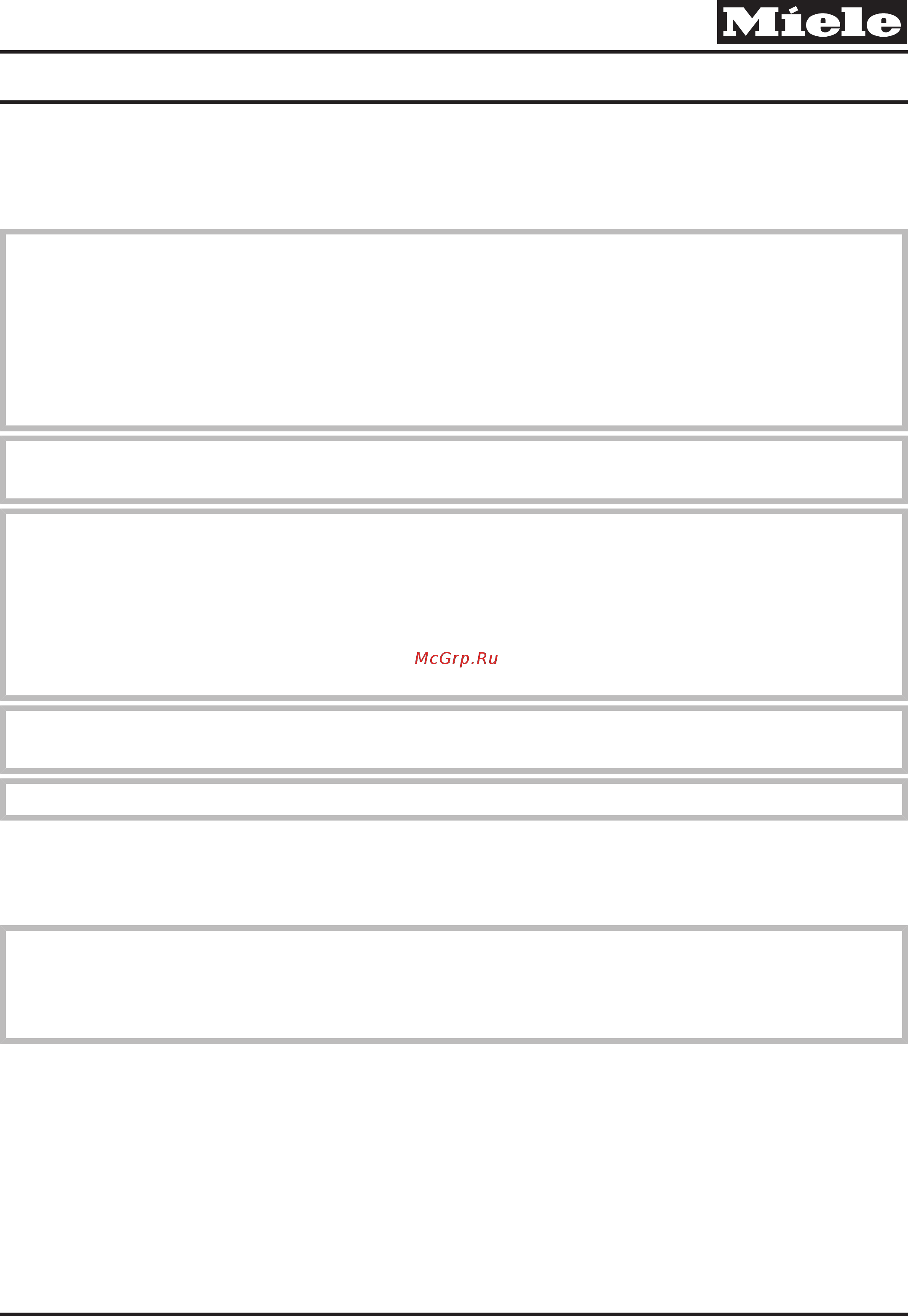 Miele AP01 для Triflex HX1 [6/19] Warning and safety instructions for the ap01 battery