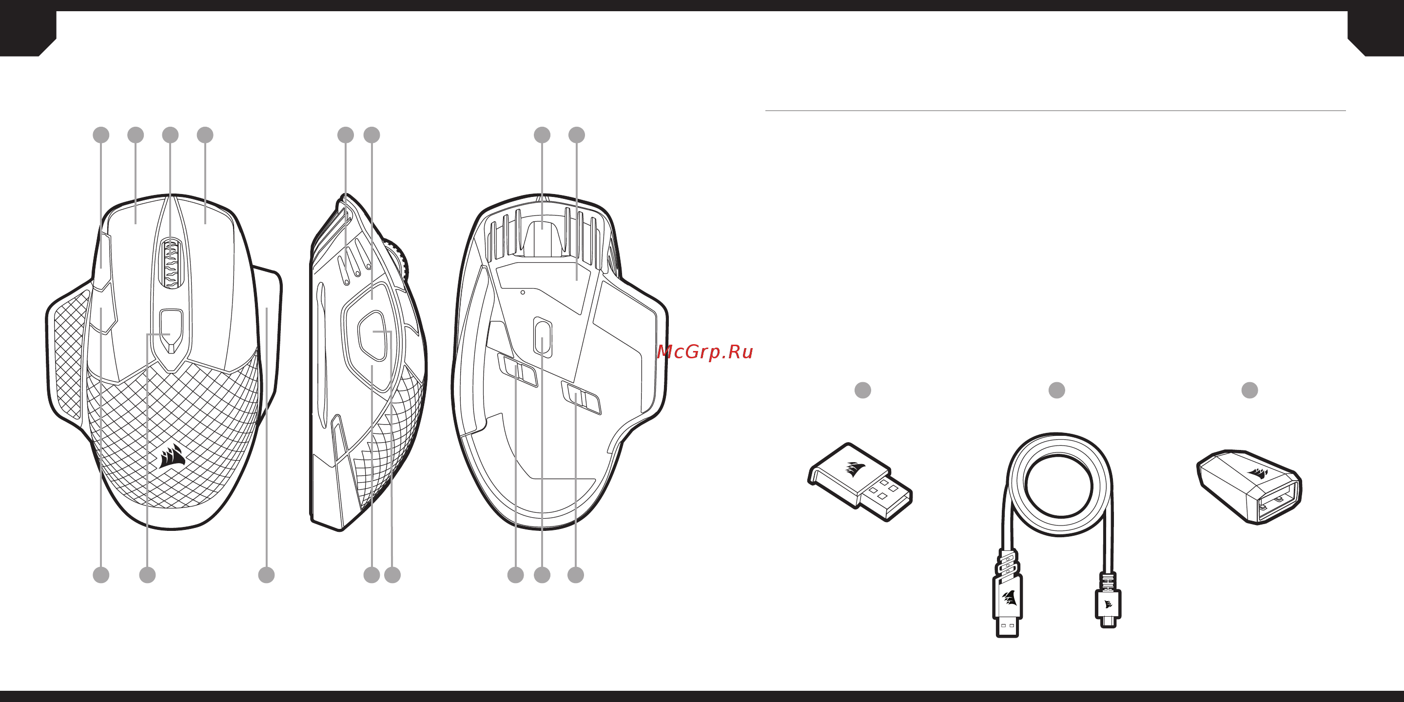 Corsair Gaming Dark Core RGB [7/30] Présentation de la souris