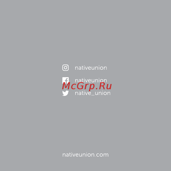 Native Union MARQUETRY (DROP-ROSE-MARQ-V2) Инструкция по эксплуатации онлайн [12/12] 577605
