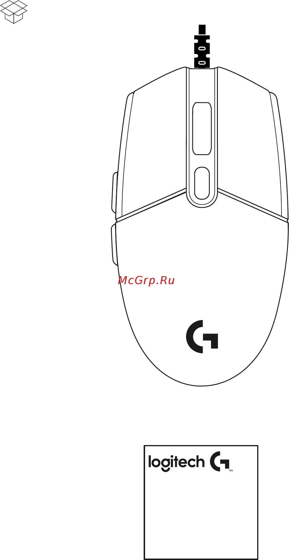 Logitech G102 LightSync White Инструкция по эксплуатации онлайн [2/93] 784263