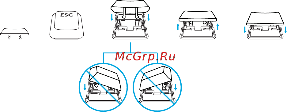 Logitech G915 Tactile (920-008909) (русская раскладка) Инструкция по эксплуатации онлайн [50/0] 888637