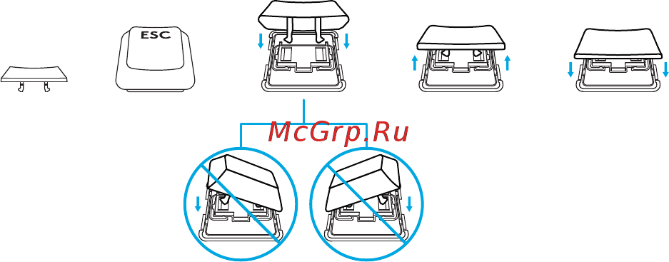 Logitech G915 Tactile (920-008909) (русская раскладка) Инструкция по эксплуатации онлайн [74/0] 888637