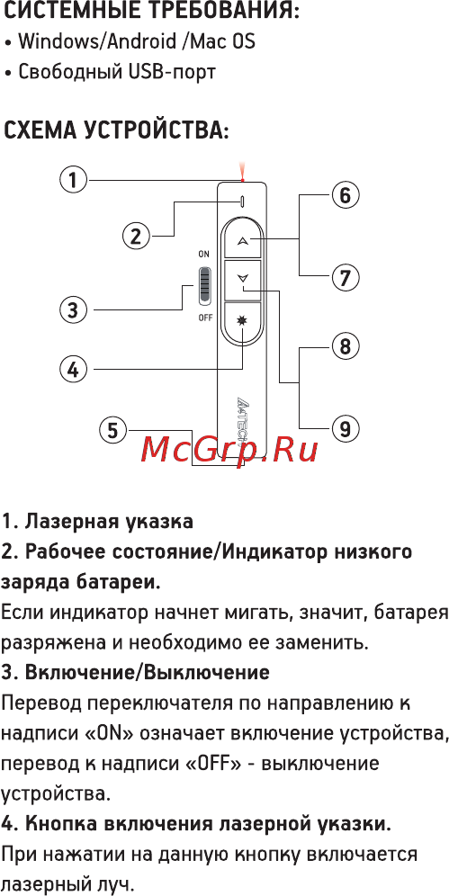 A4Tech LP15 White [2/6] Включение выключение