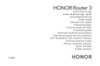 Honor Router 3 White (XD20) Инструкция по эксплуатации