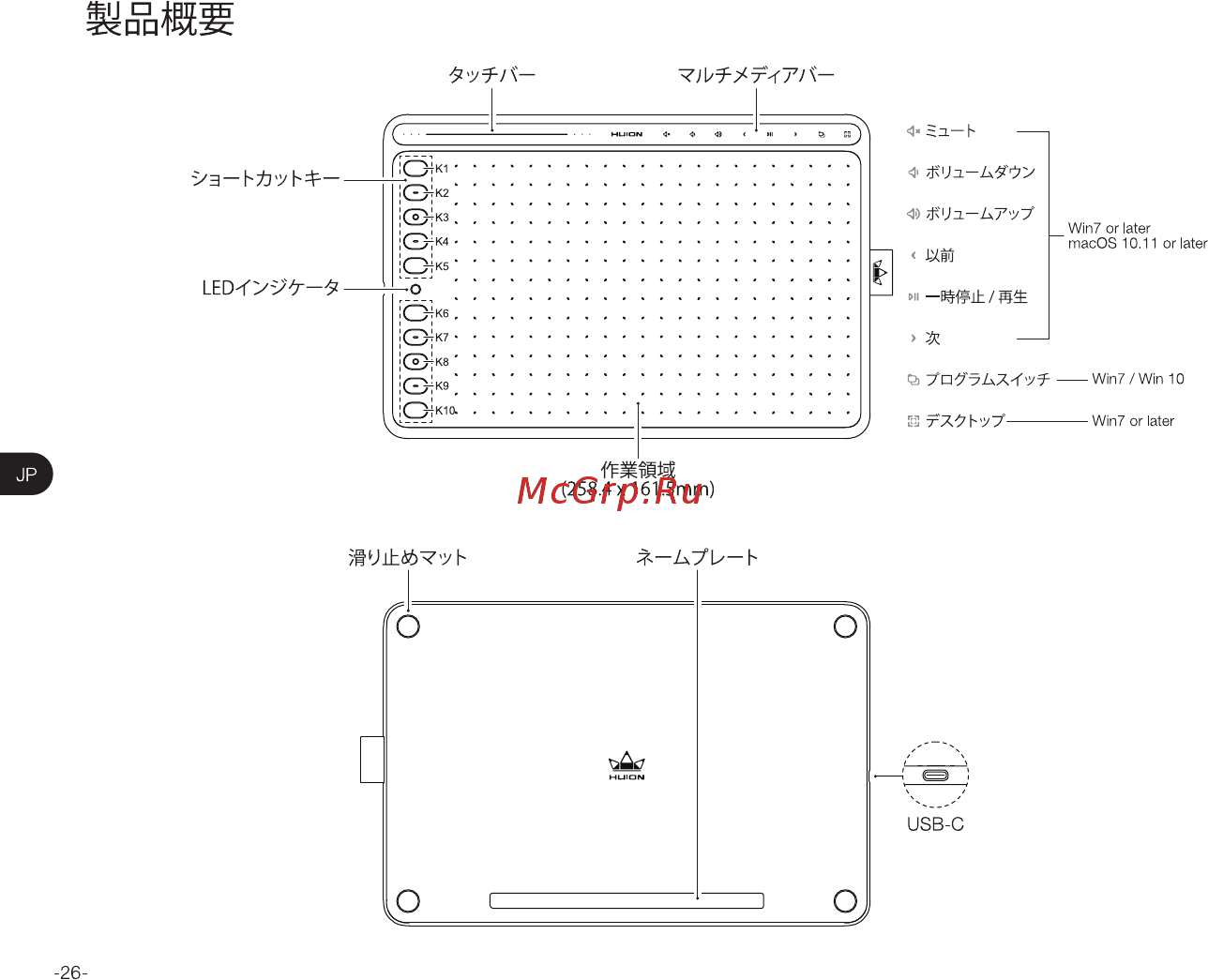 Huion HS611 Coral Red Инструкция по эксплуатации онлайн [28/68] 578136