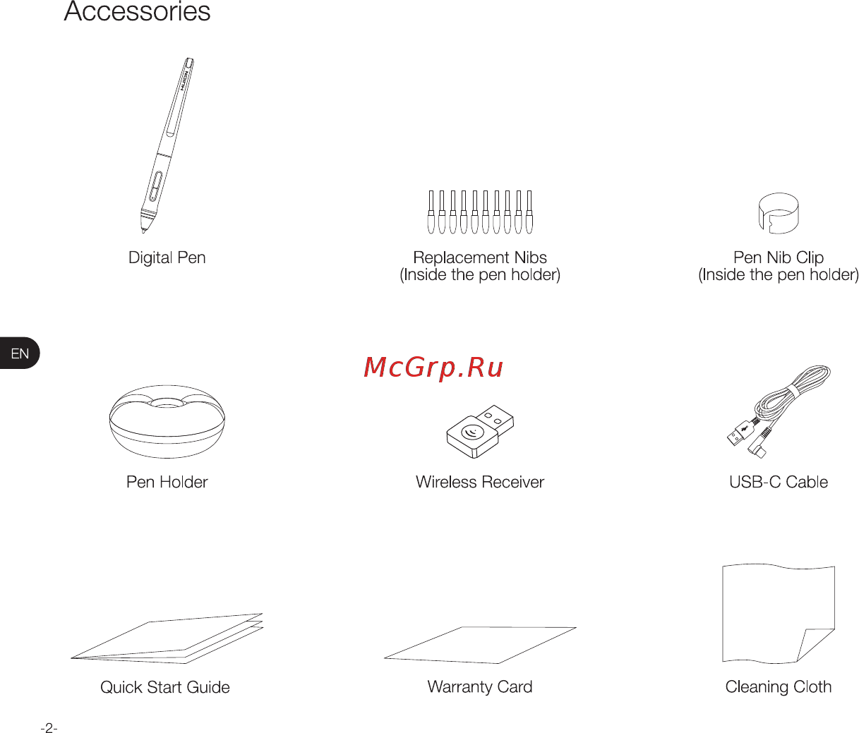 Huion Q620M [4/68] Accessories