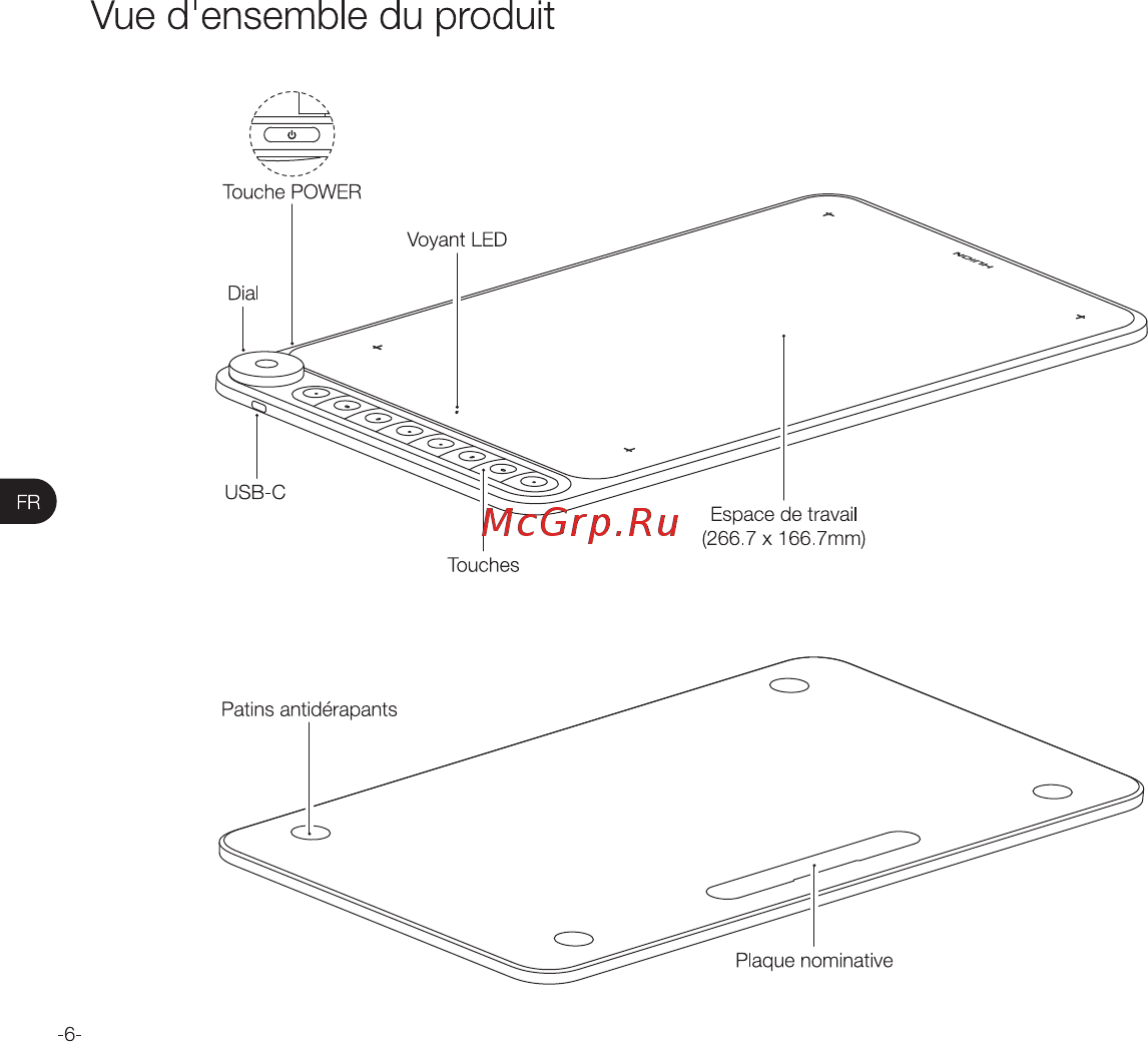 Huion Q620M [8/68] Vue d ensemble du produit