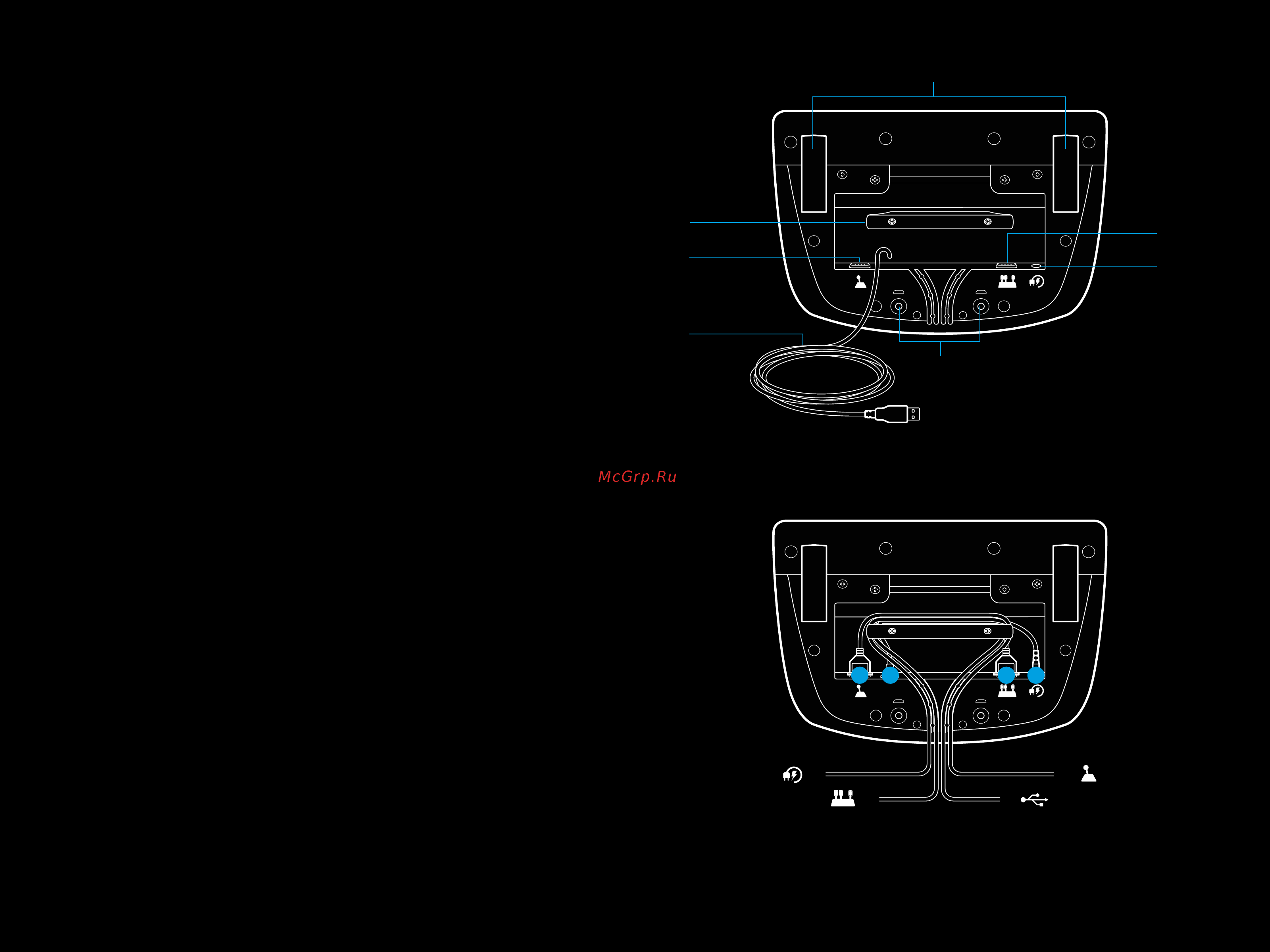 Logitech G923 TRUEFORCE [201/322] Liidesed ja kinnituskohad