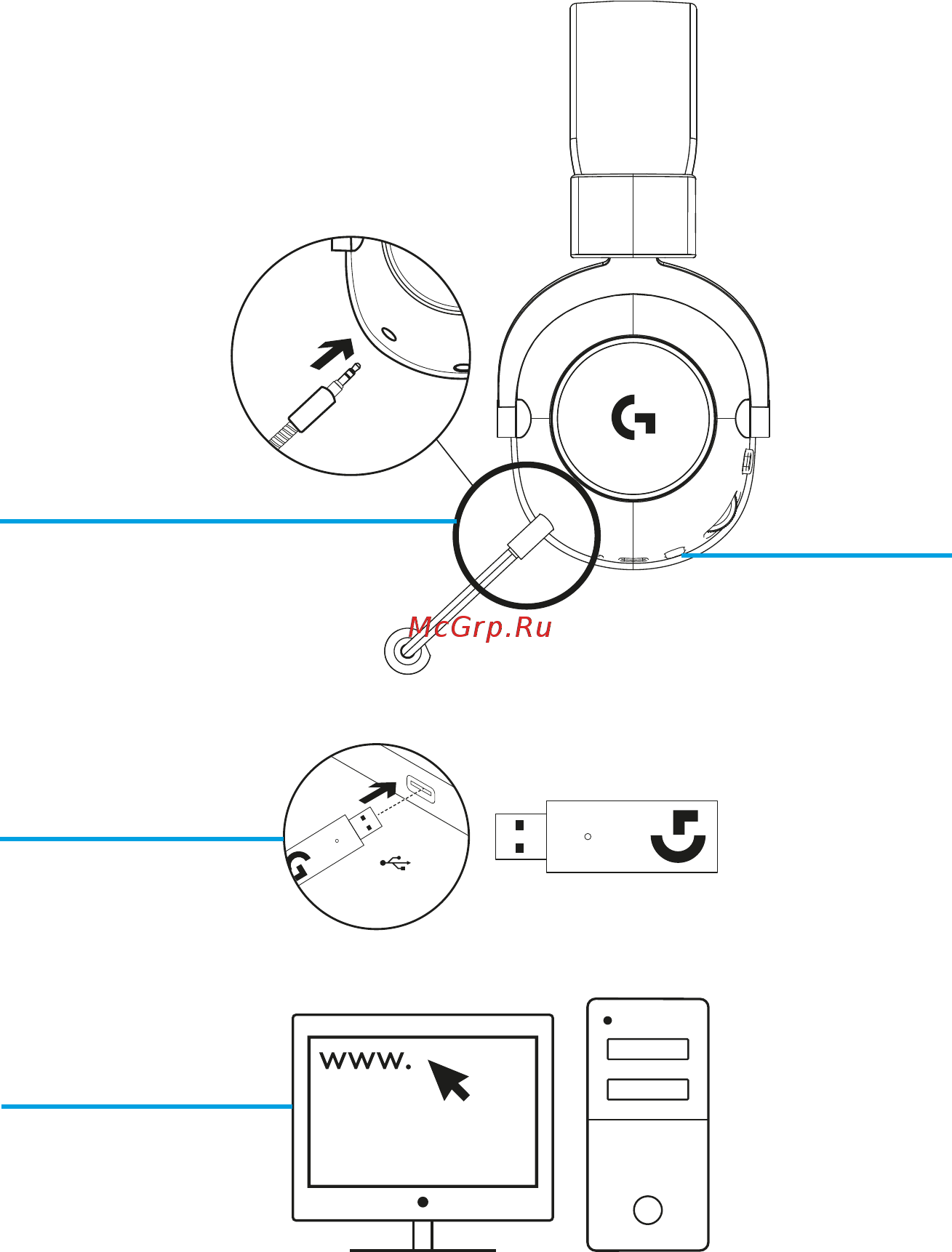 Logitech G PRO X [22/90] Headset in gebruik nemen