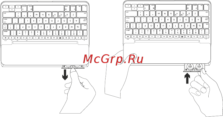 Logitech Slim Folio для iPad (7-го поколения) Gen (920-009652) [127/184] A billentyűzet elemeinek cseréje