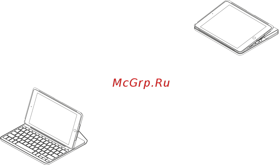 Logitech Slim Folio для iPad (7-го поколения) Gen (920-009652) [133/184] Používání pouzdra s klávesnicí