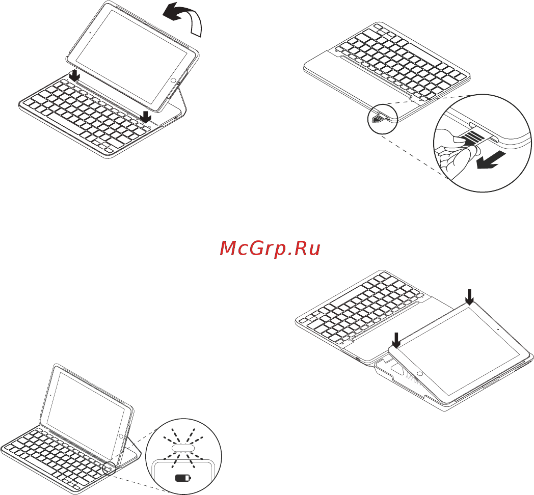 Logitech Slim Folio для iPad (7-го поколения) Gen (920-009652) [177/184] תדלקמה יוסיכ תנקתה
