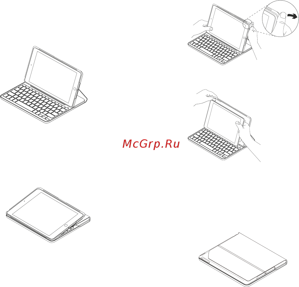Logitech Slim Folio для iPad 7th Gen (920-009652) [23/184] Utilisation de l étui clavier