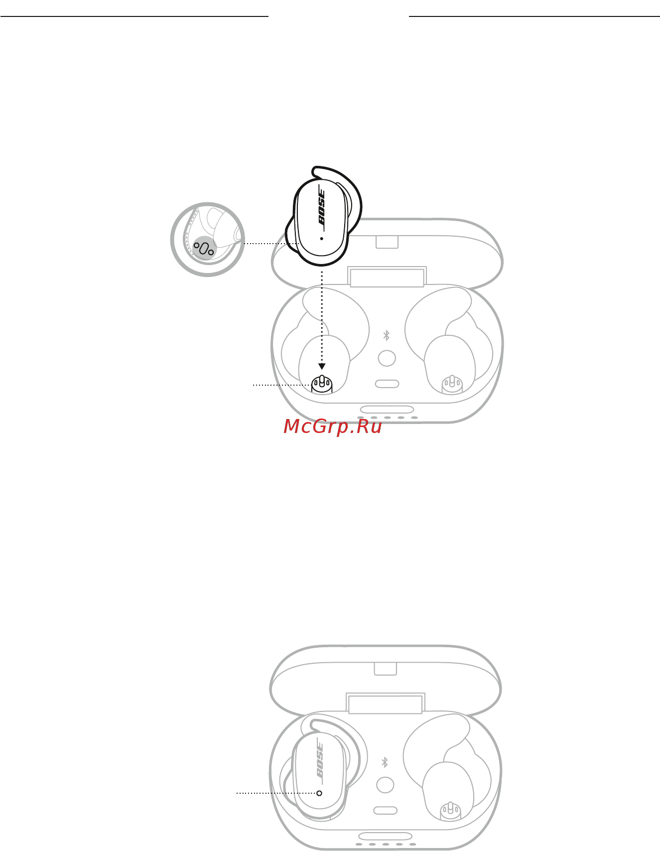 Bose QuietComfort Earbuds Black [32/50] Зарядка наушников вкладышей