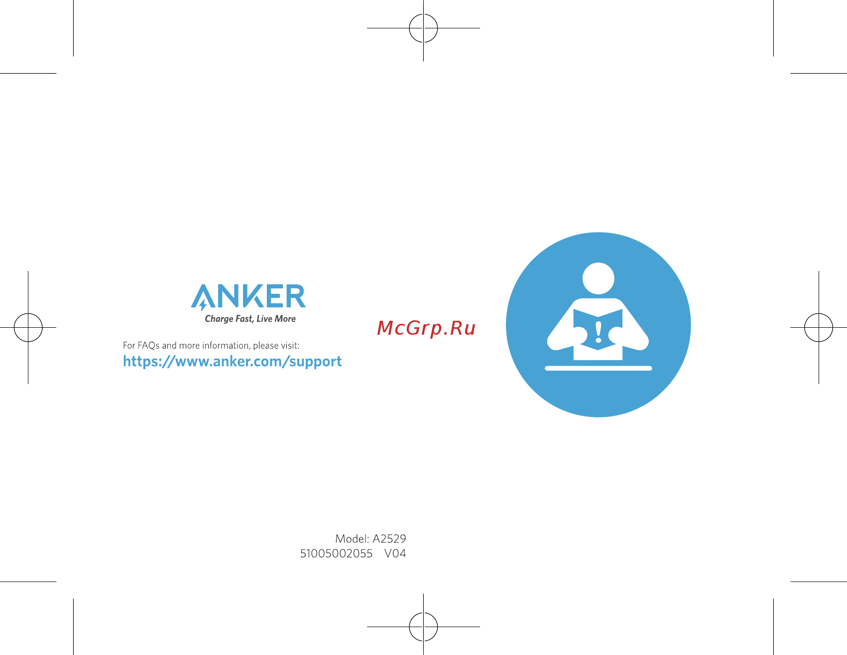 Anker PowerWave II Stand 15W EU Black/Gray Инструкция по эксплуатации онлайн
