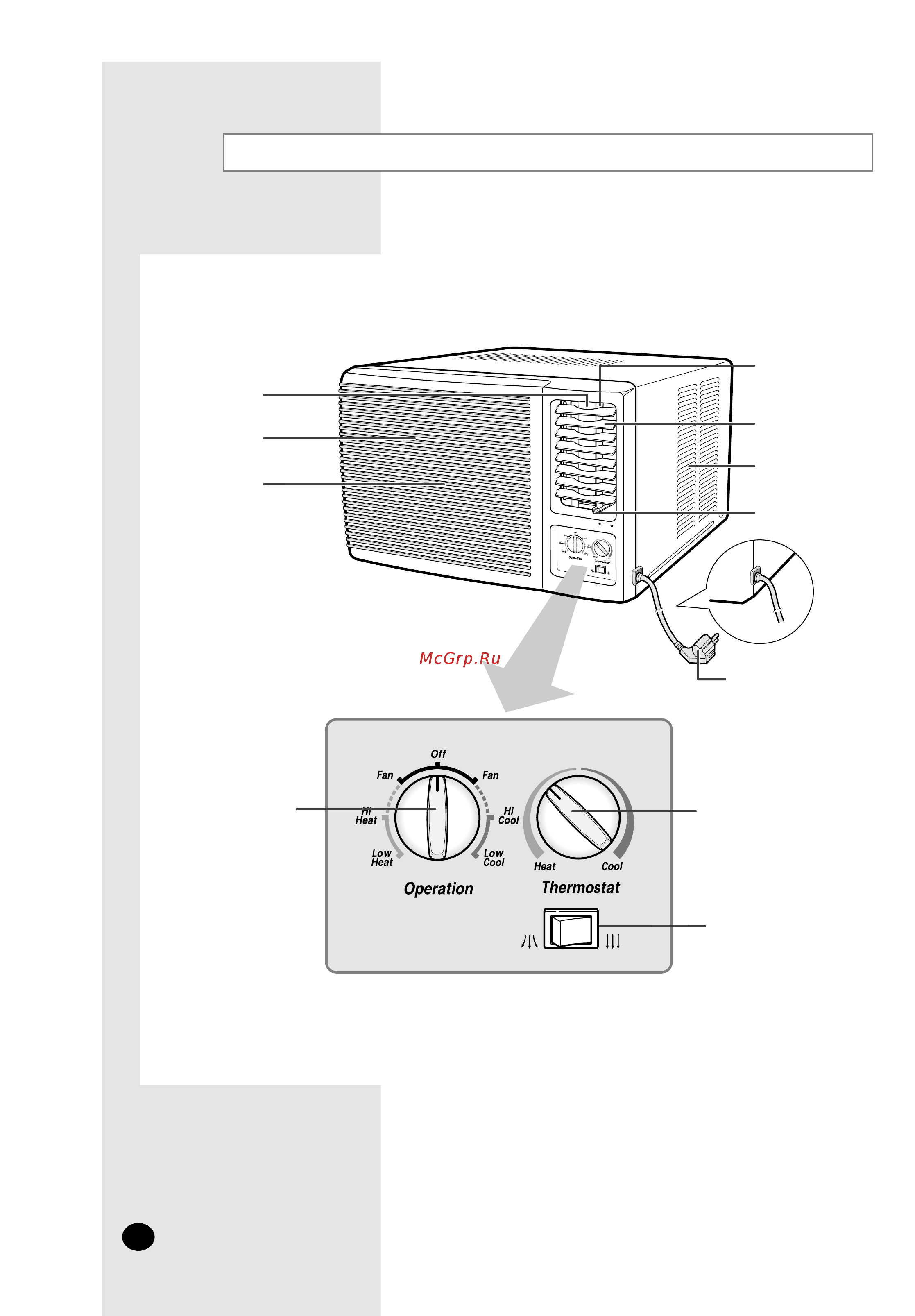 Samsung AZ18 F1MEA [4/14] Кондиционер основные компоненты и панель управления