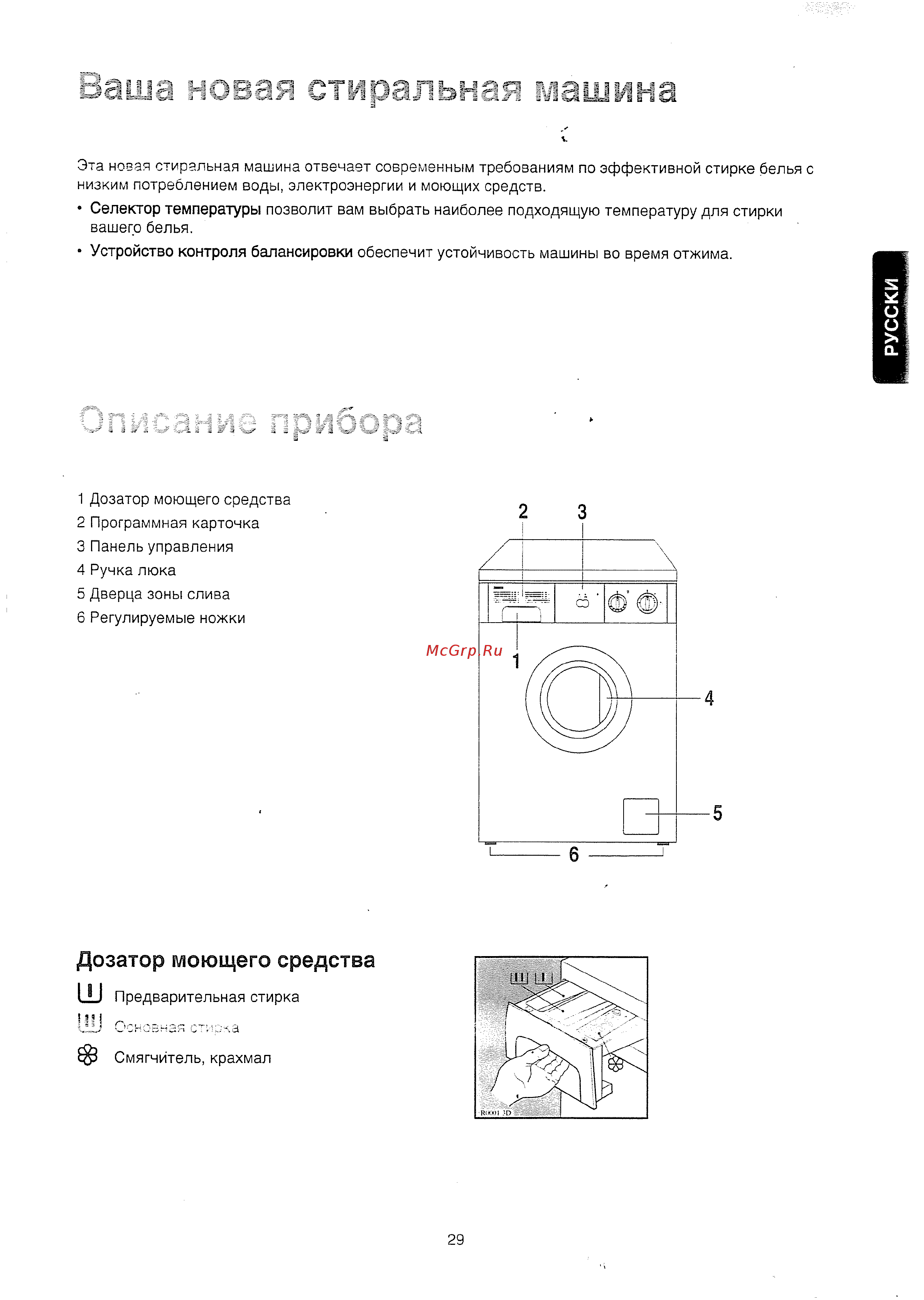 Zanussi FA822 [9/21] Йша нозэя стиральная машина