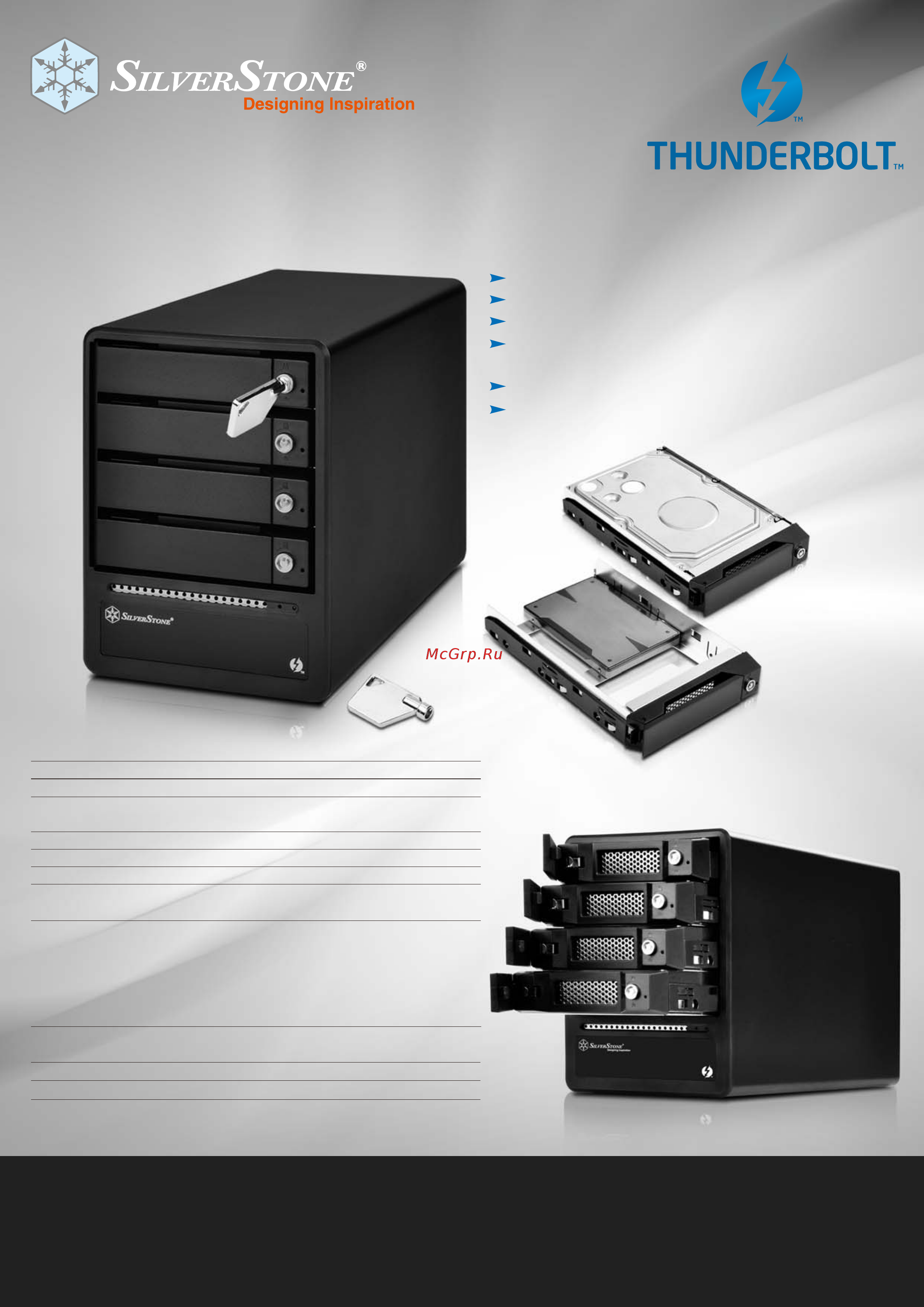 SilverStone SST-TS433-TB Технические характеристики онлайн