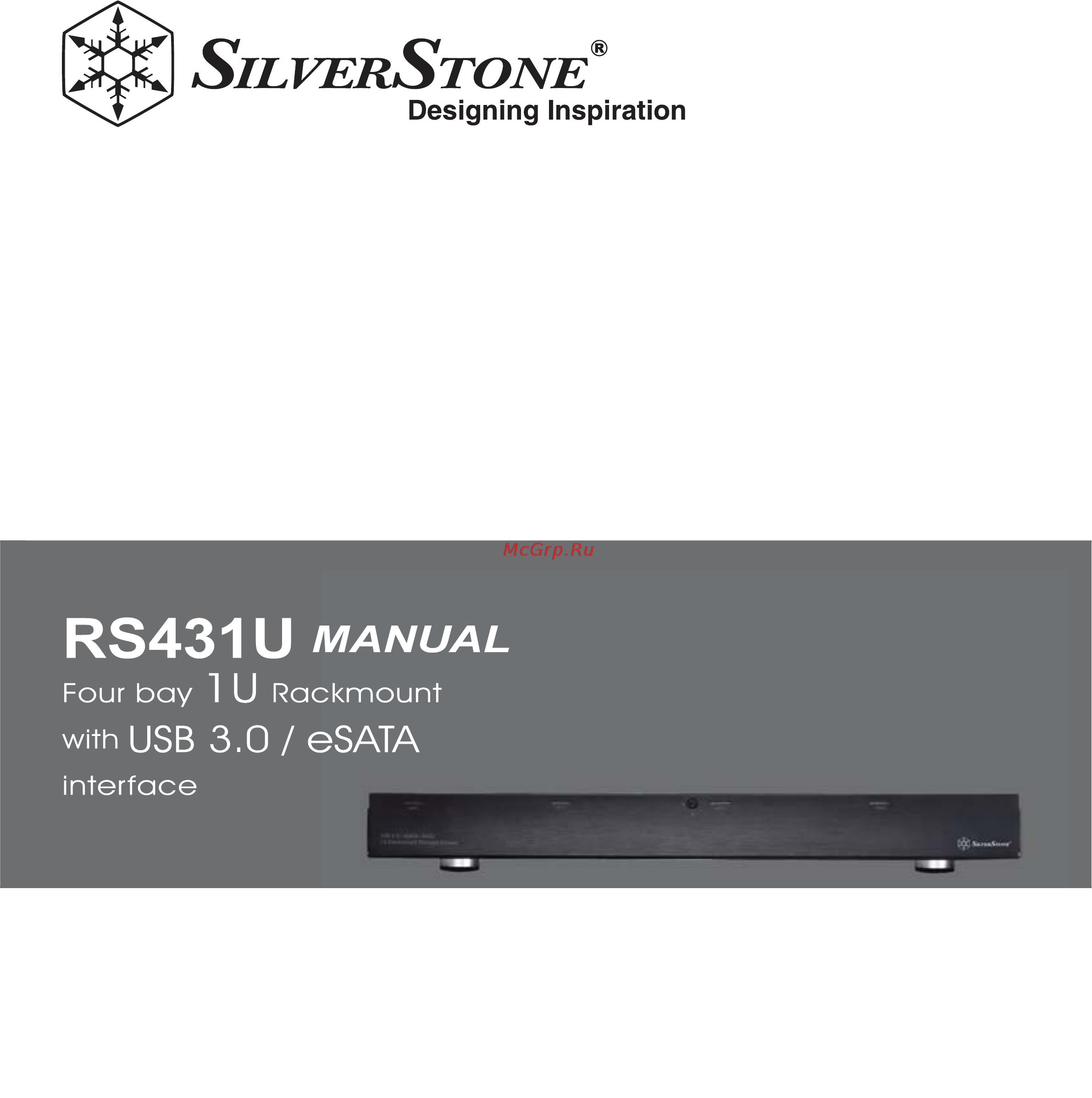 SilverStone SST-RS431U Инструкция по эксплуатации онлайн