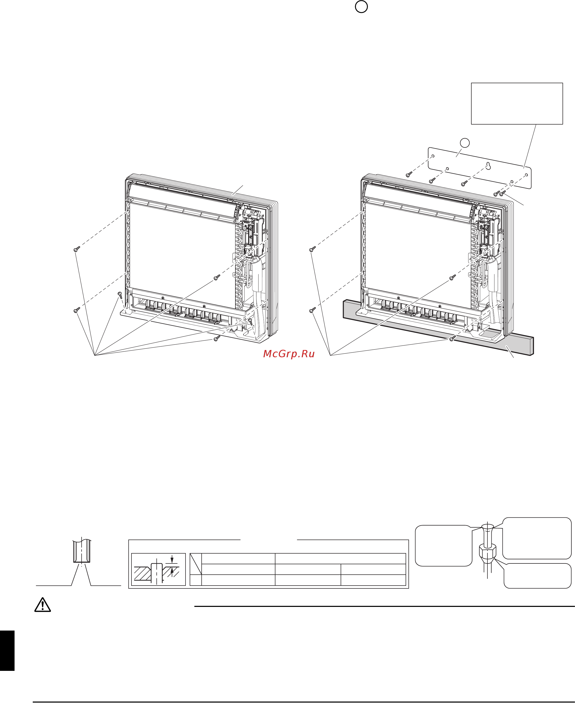 Daikin FVXM35FV1B9 [12/20] Монтаж комнатного блока 1