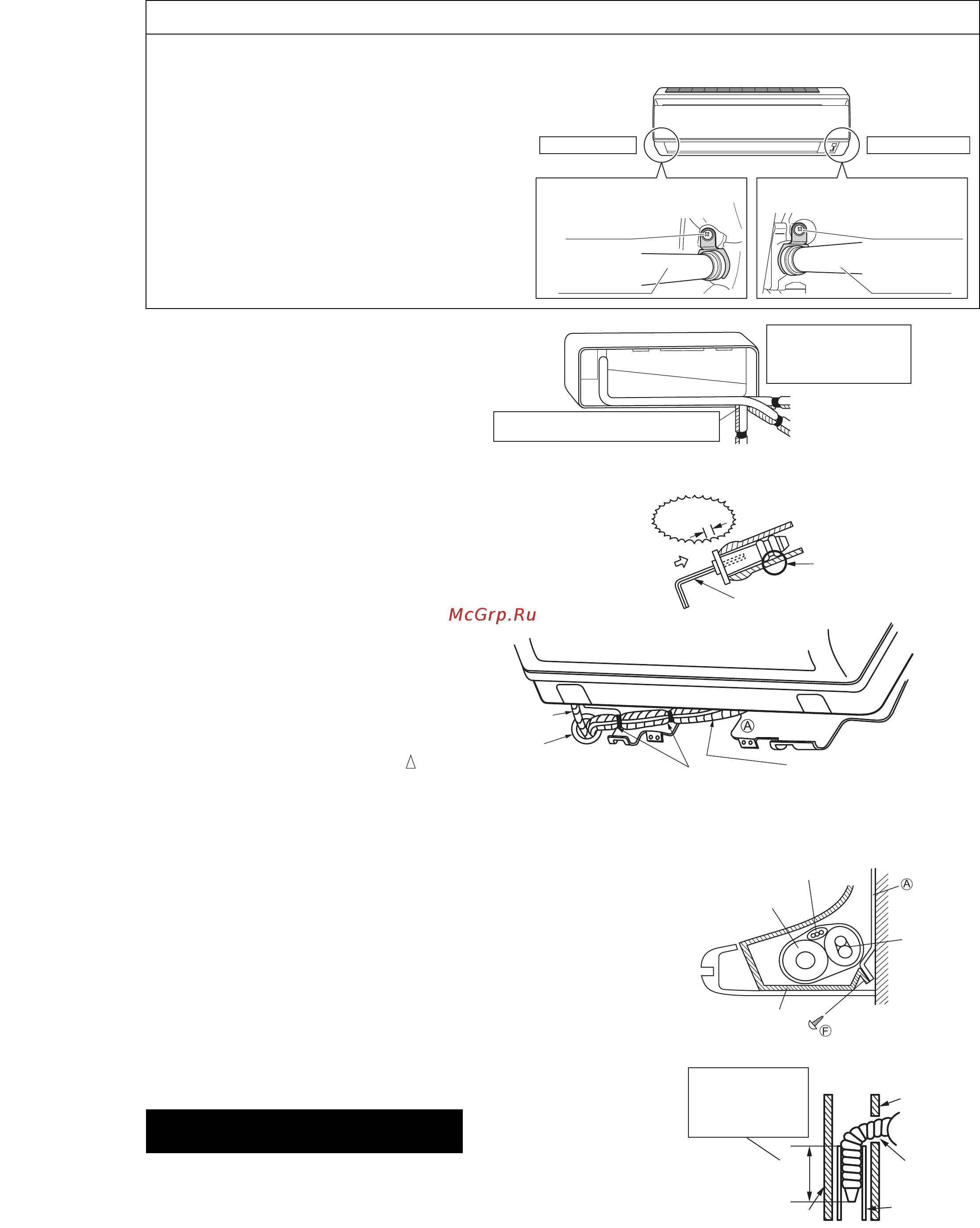 Daikin FTX35J2V1B [10/18] Замена на левой стороне