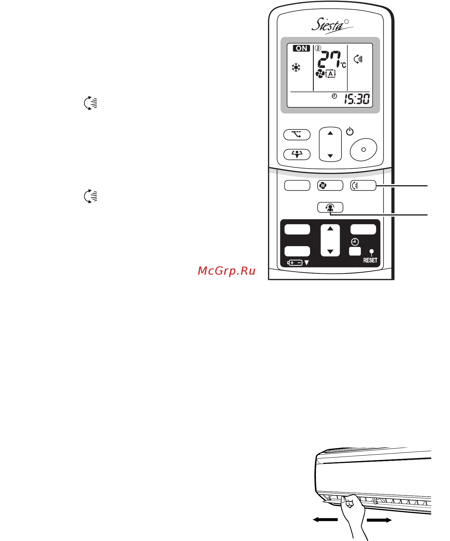 Daikin ATX25J2V1B [14/28] Adjusting the airflow direction