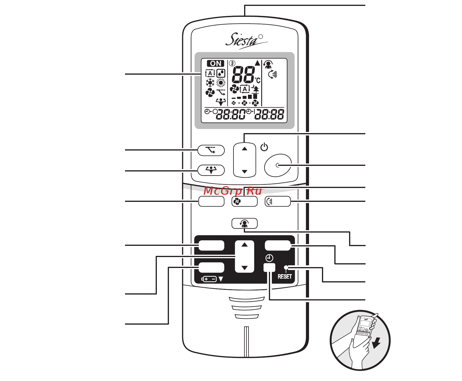 Daikin ATX25J2V1B [8/28] Remote controller