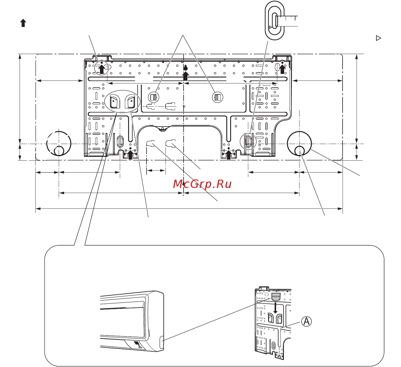 Daikin ATX35J2V1B [8/18] Installing the mounting plate
