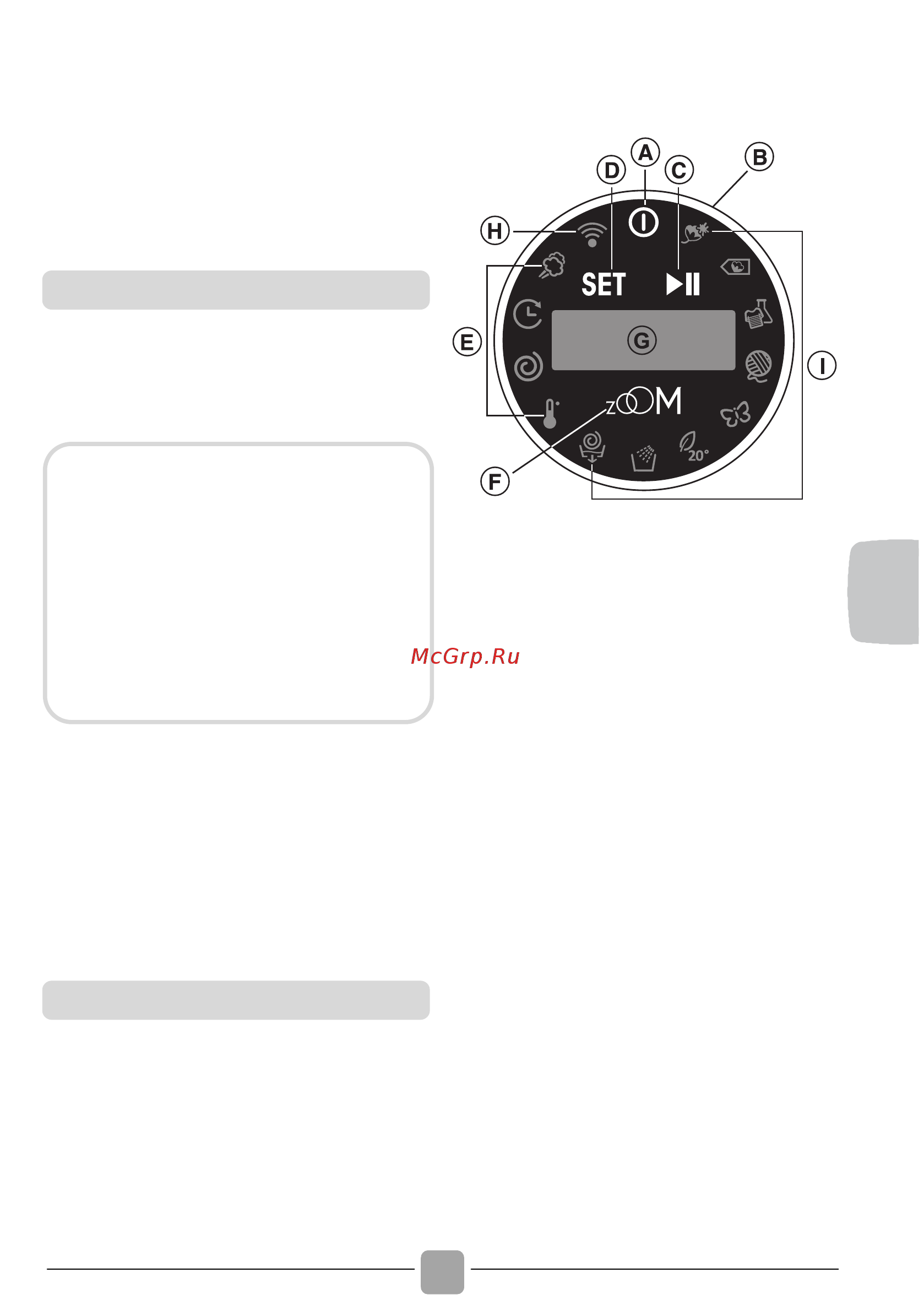 Candy BWM 1410PH7R/1-S [101/116] Guide d utilisation rapide