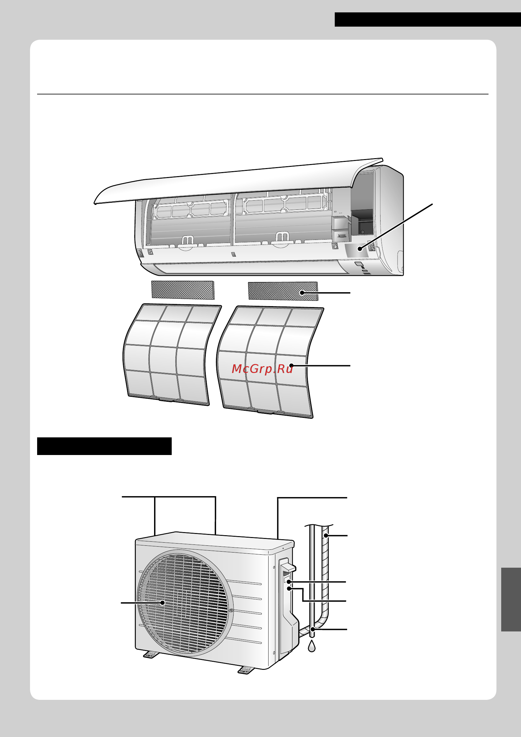 Daikin ATX35K5V1B [231/284] Наименования деталей