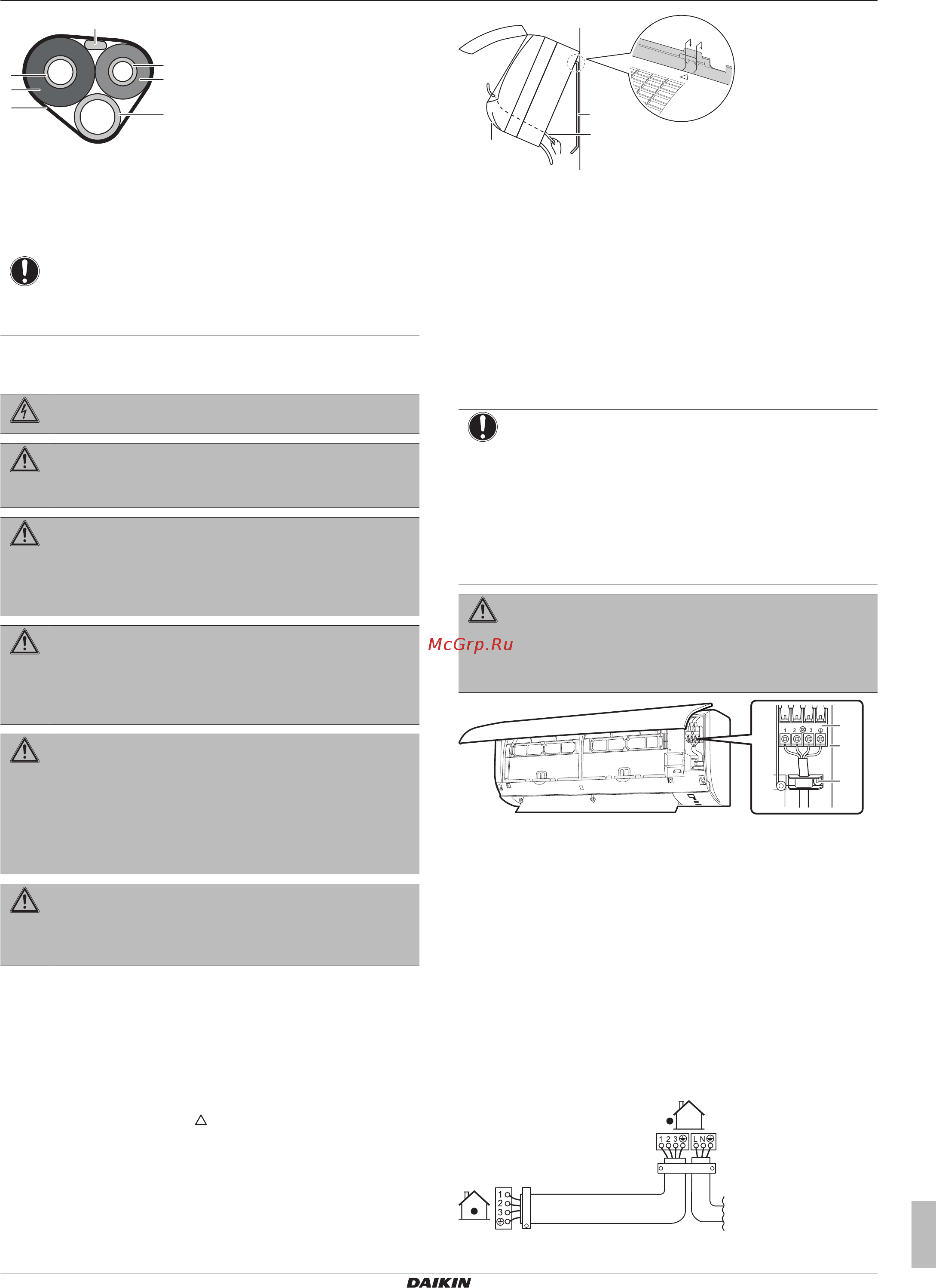 Daikin FTXP20L2V1B [13/20] Монтаж