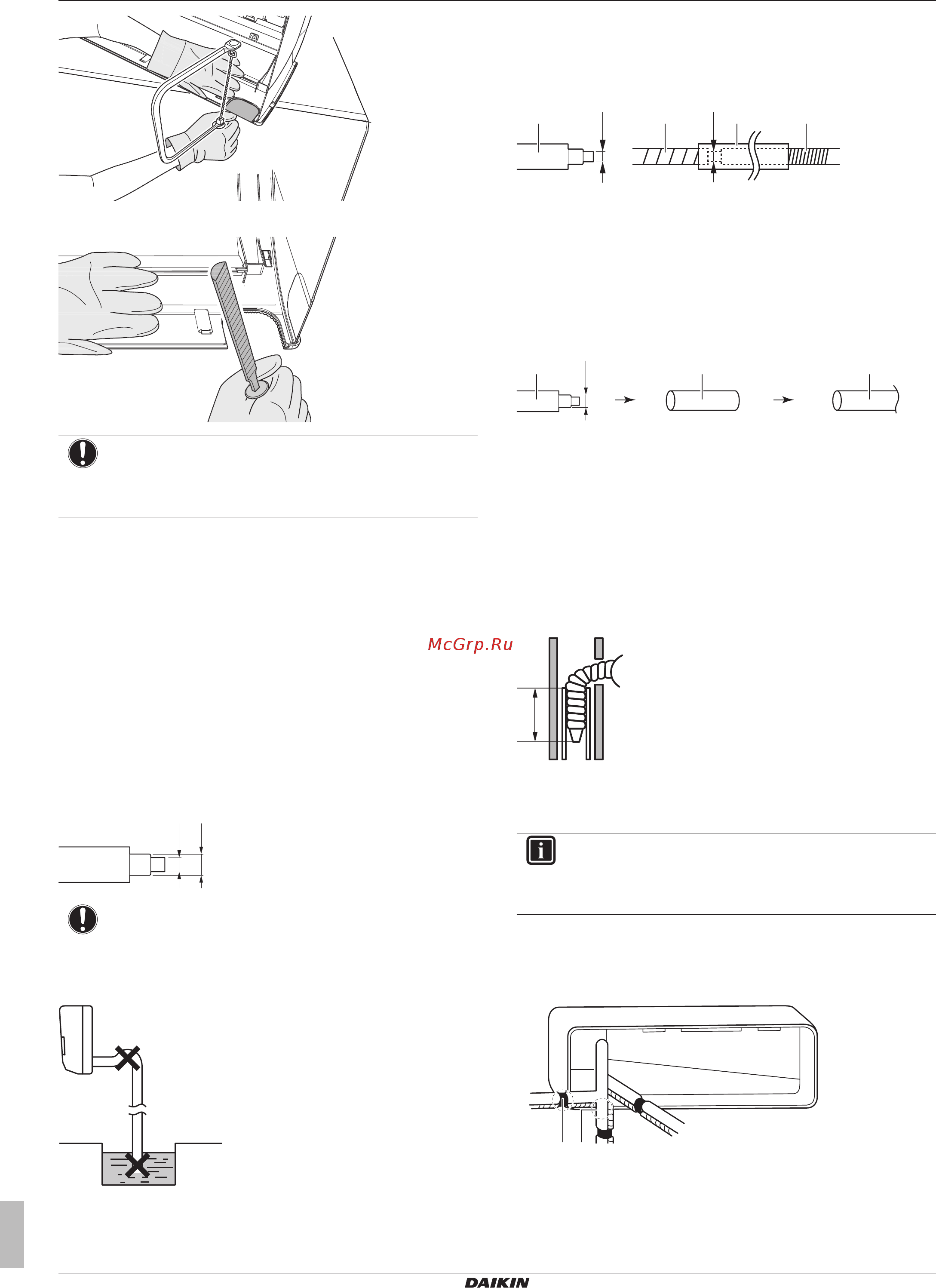 Daikin ATXP20L5V1B [14/24] Монтаж