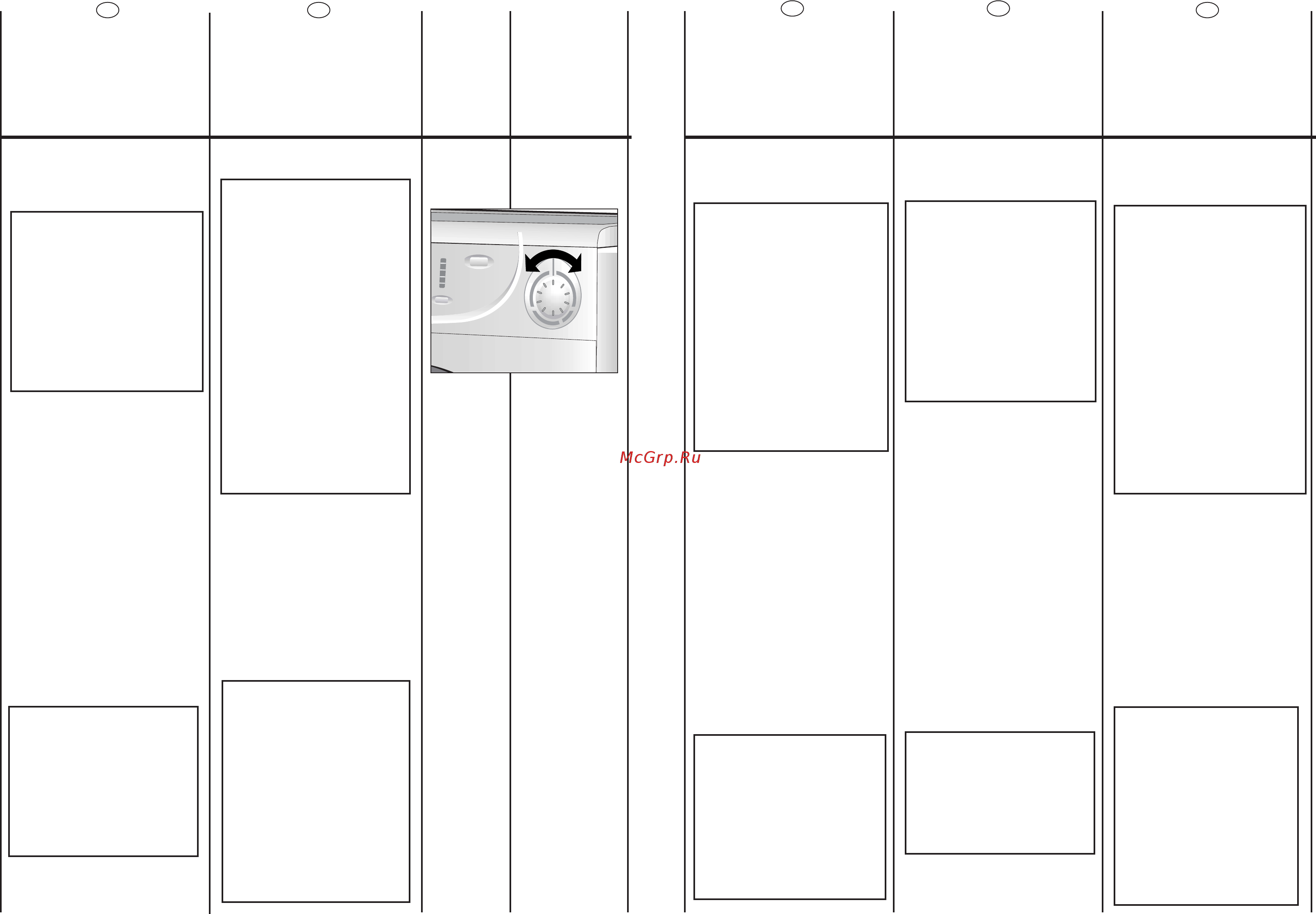 Candy CS2 125-RU [20/41] Programmwahlschalter mit off