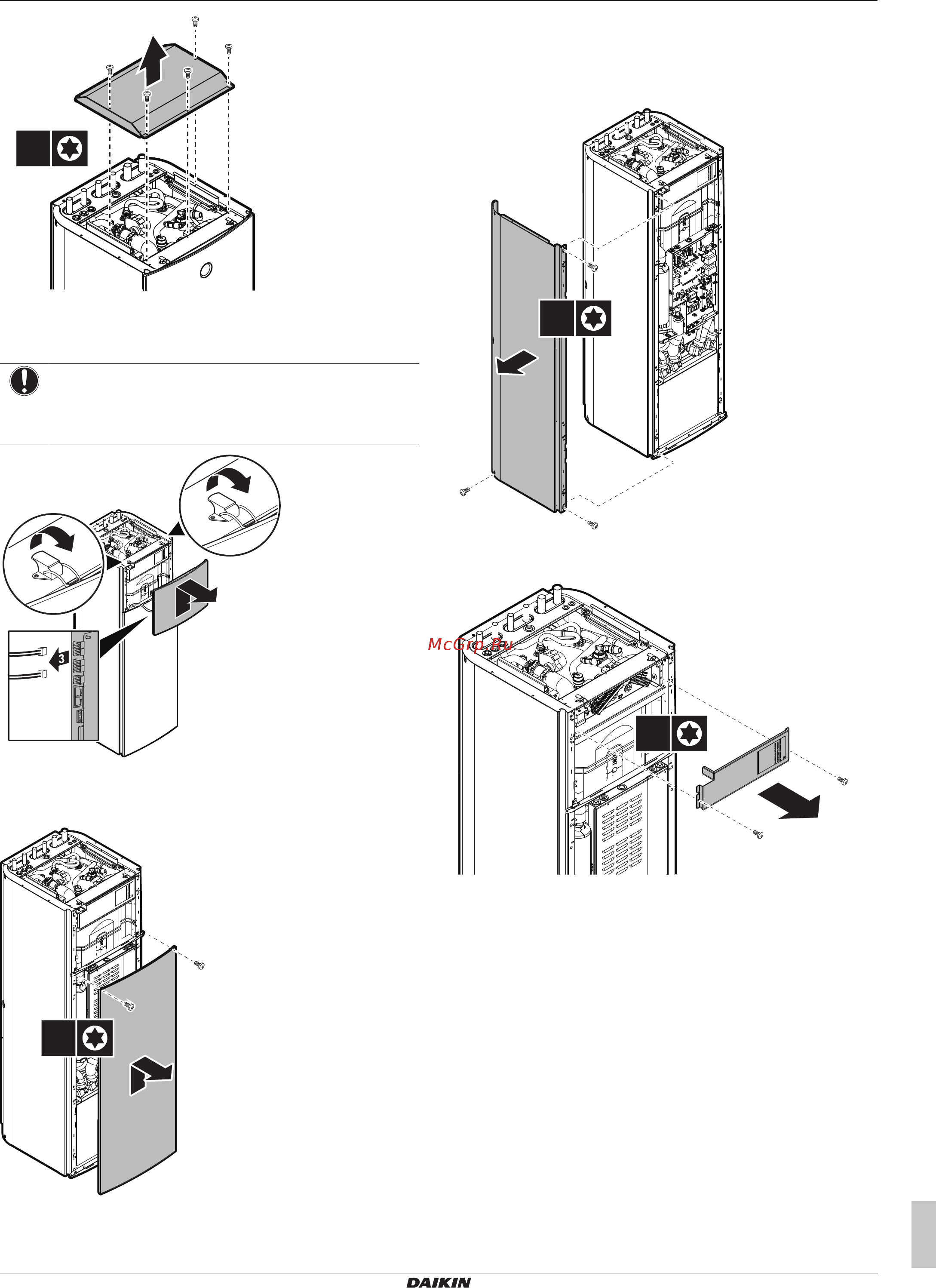 Daikin EGSAH10DA9W [7/48] Монтаж агрегата