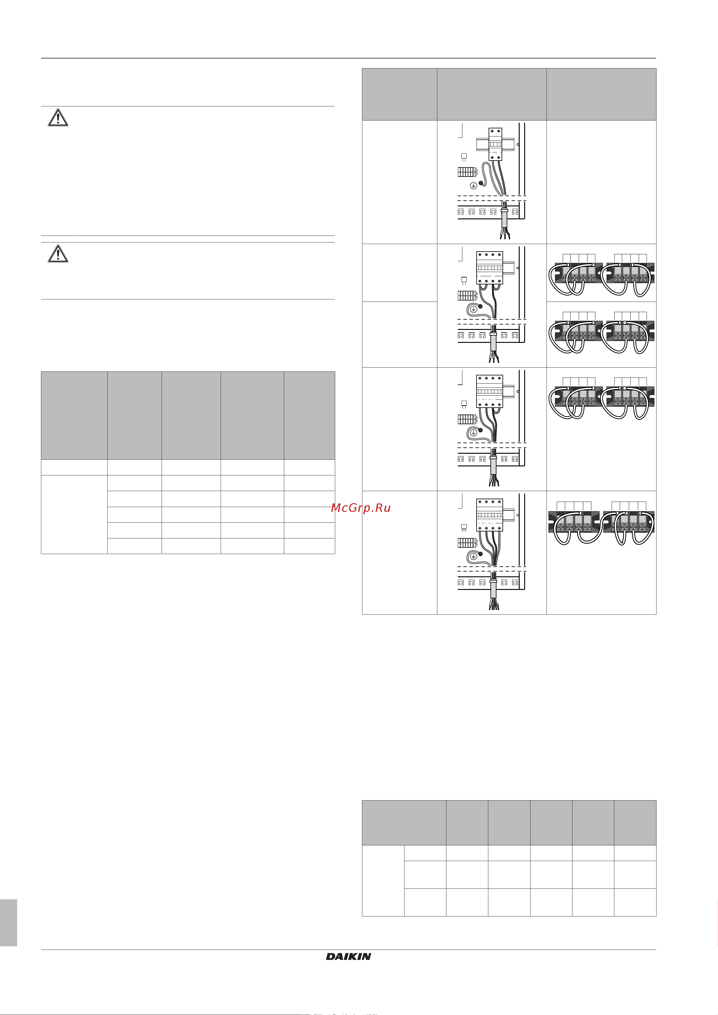 Daikin EHBH04CB3VU [10/32] Подсоединение электропитания к резервному нагревателю