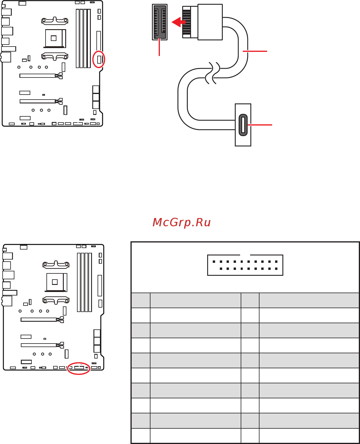 MSI MPG B550 GAMING EDGE WIFI [34/183] Jusb4 usb 3 gen 1 5gbps type c connector