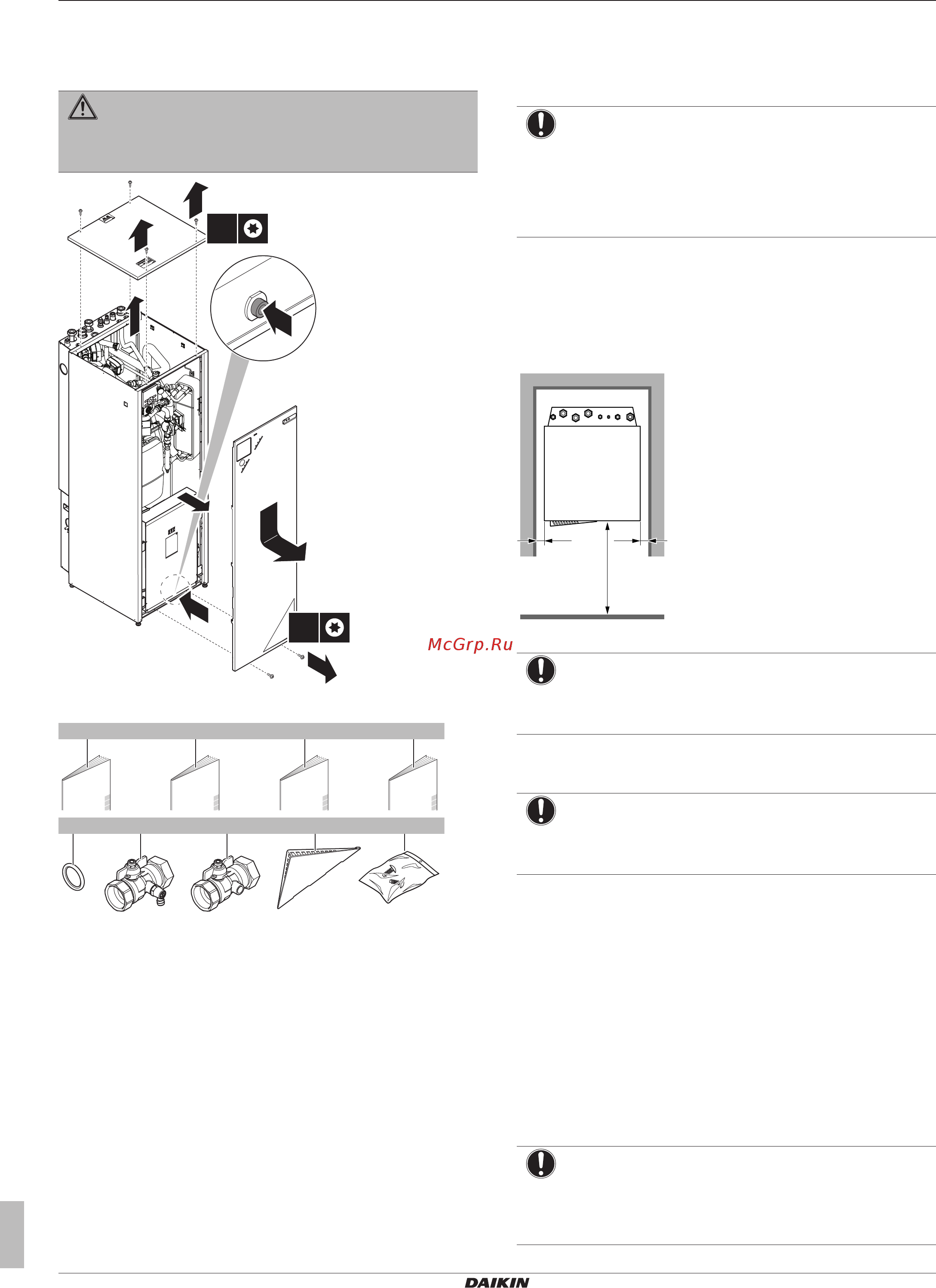 Daikin EHVZ16S18CB3V [4/28] Preparation