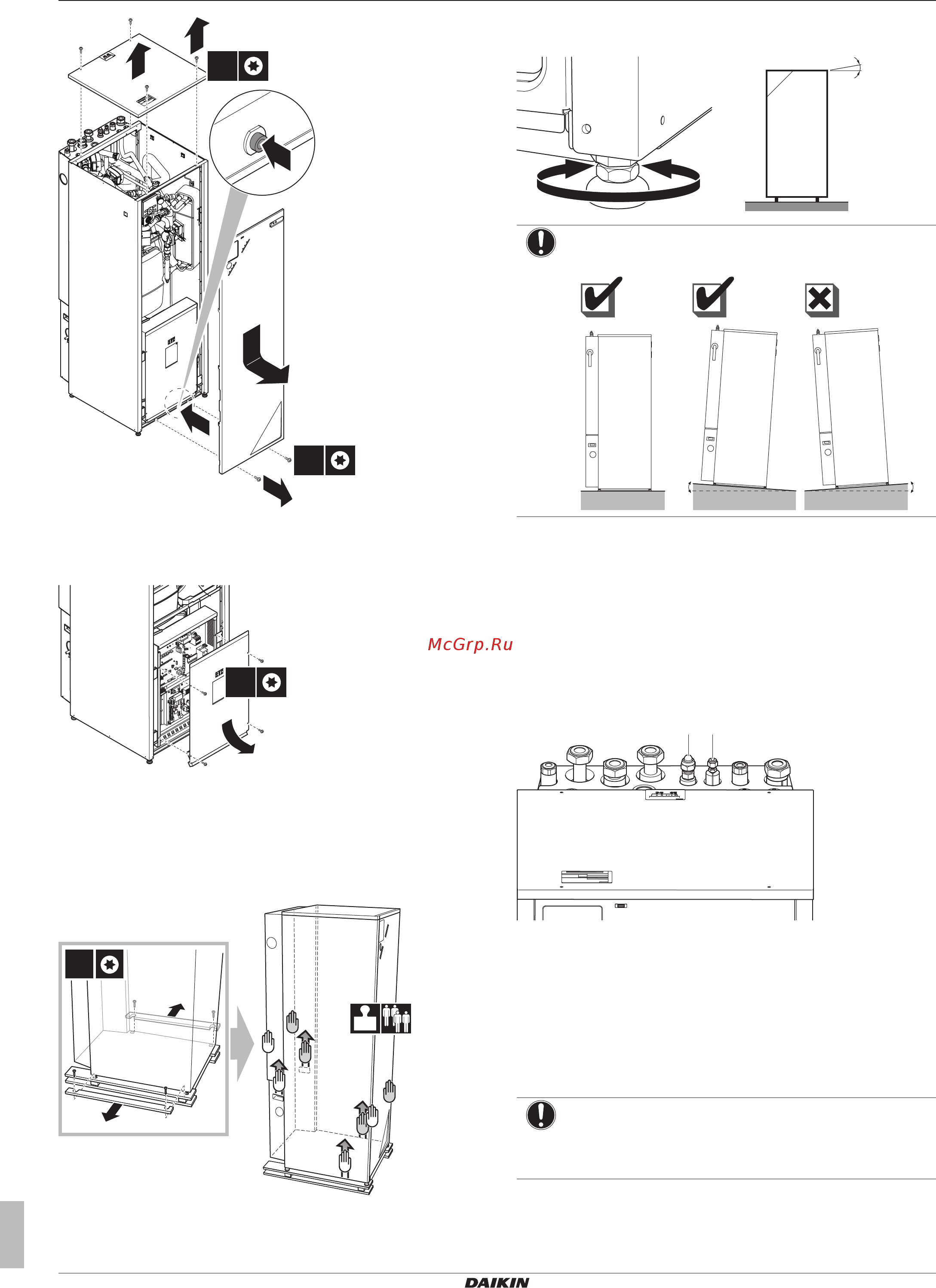 Daikin EHVZ16S18CB3V [6/28] To open the switch box cover of the indoor unit