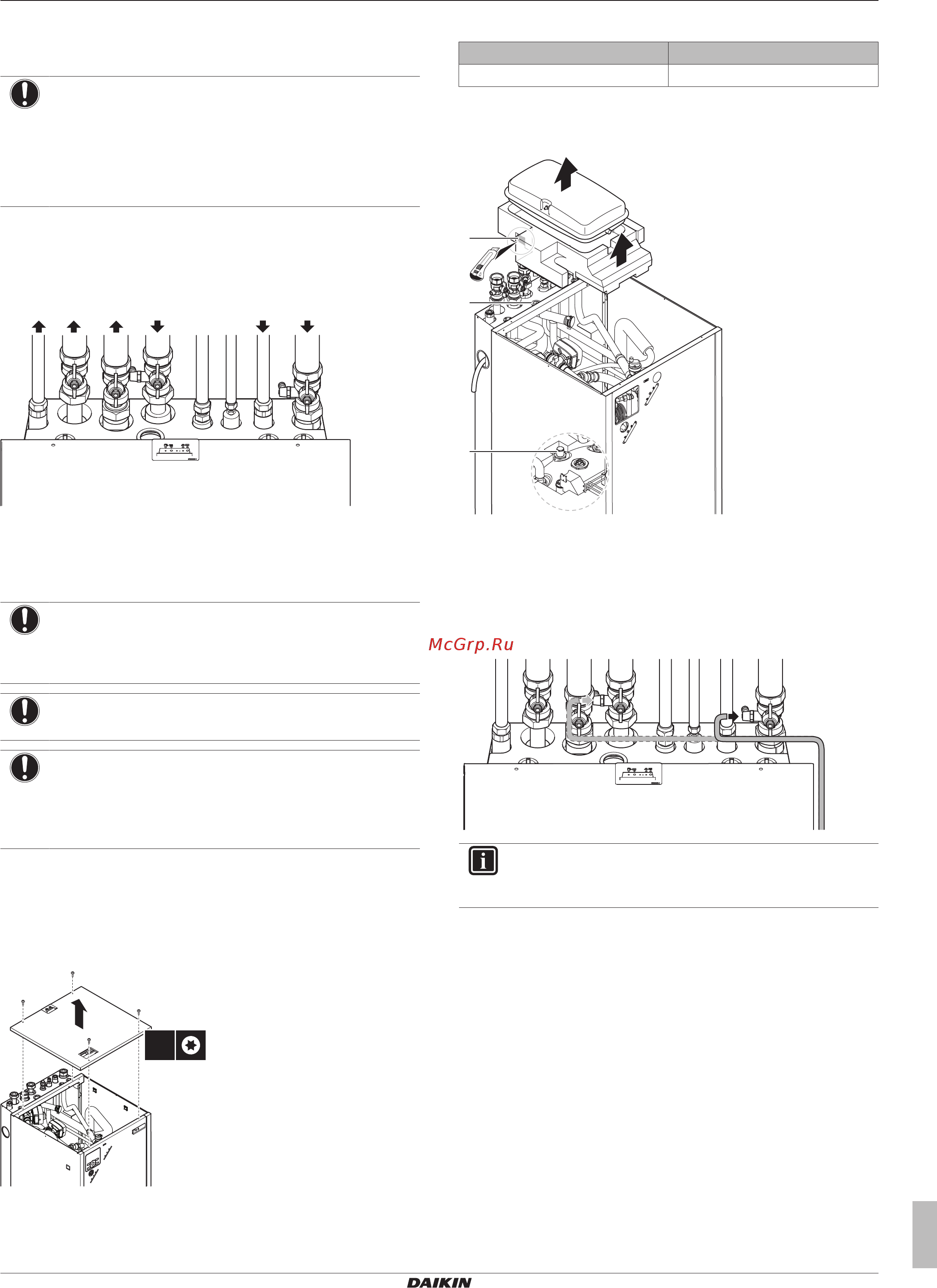 Daikin EHVZ16S18CB3V [7/28] To connect the recirculation piping