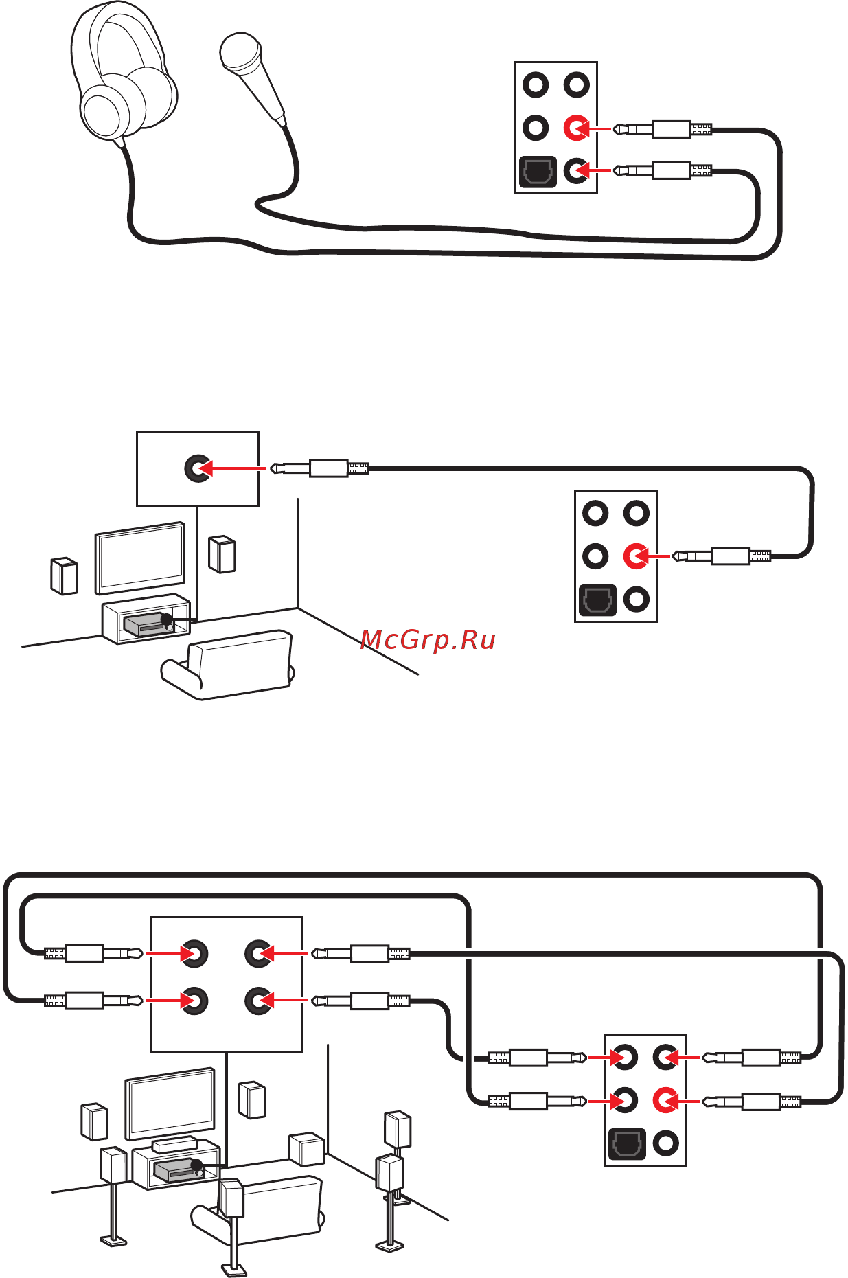 MSI MAG Z490 TOMAHAWK [22/190] Rear i o panel