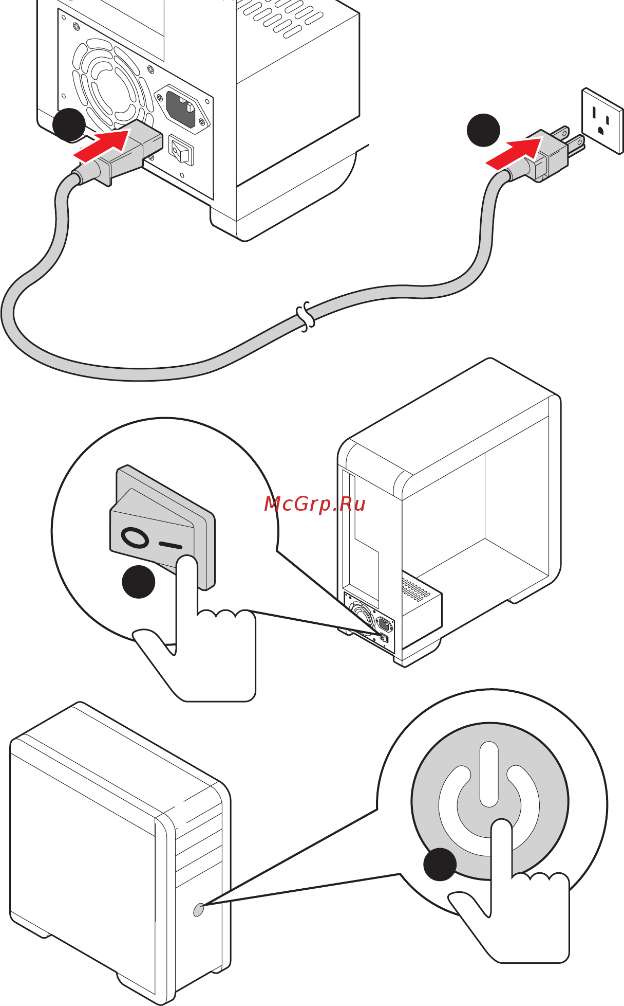 MSI MAG B460 TORPEDO [10/174] Power on einschalten mettre sous tension включение питания