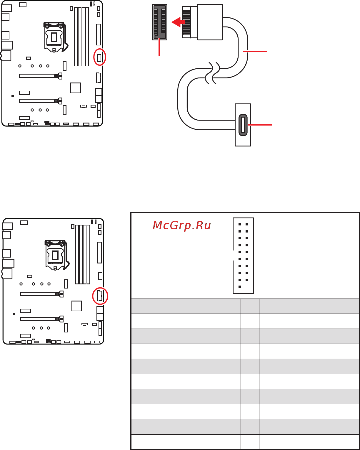 MSI MAG B460 TORPEDO [31/174] Jusb1 usb 3 gen 1 5gbps type c connector