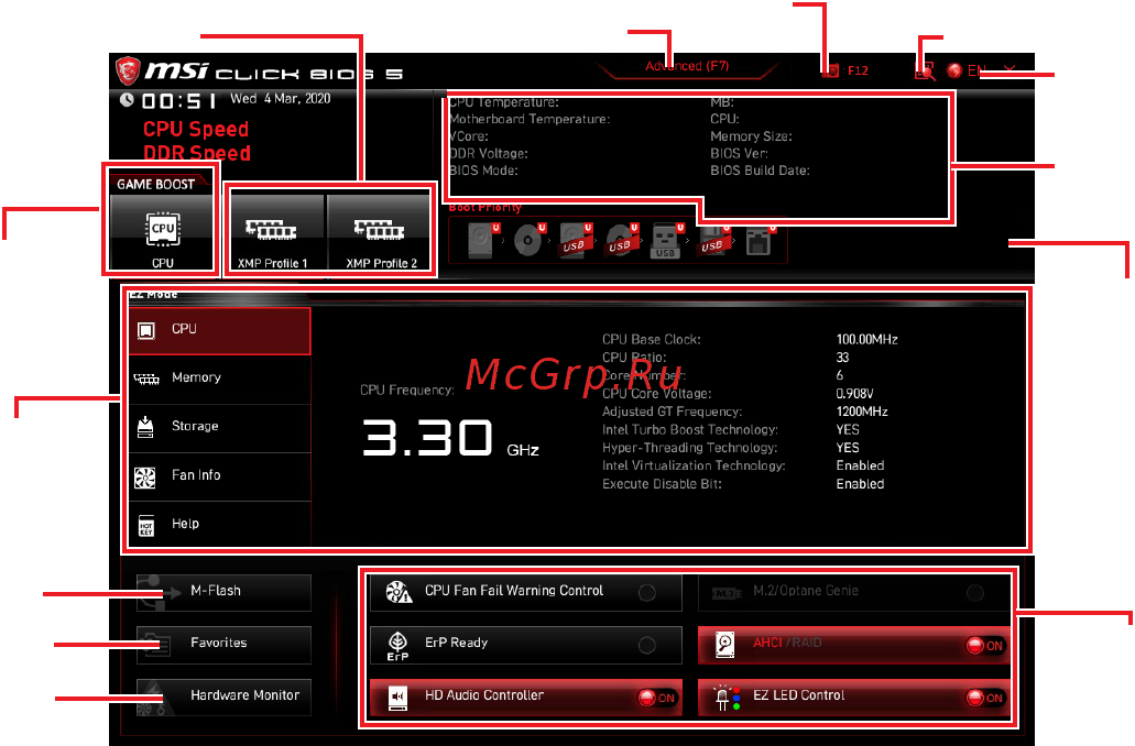 MSI MAG B460 TORPEDO [44/174] Ez mode