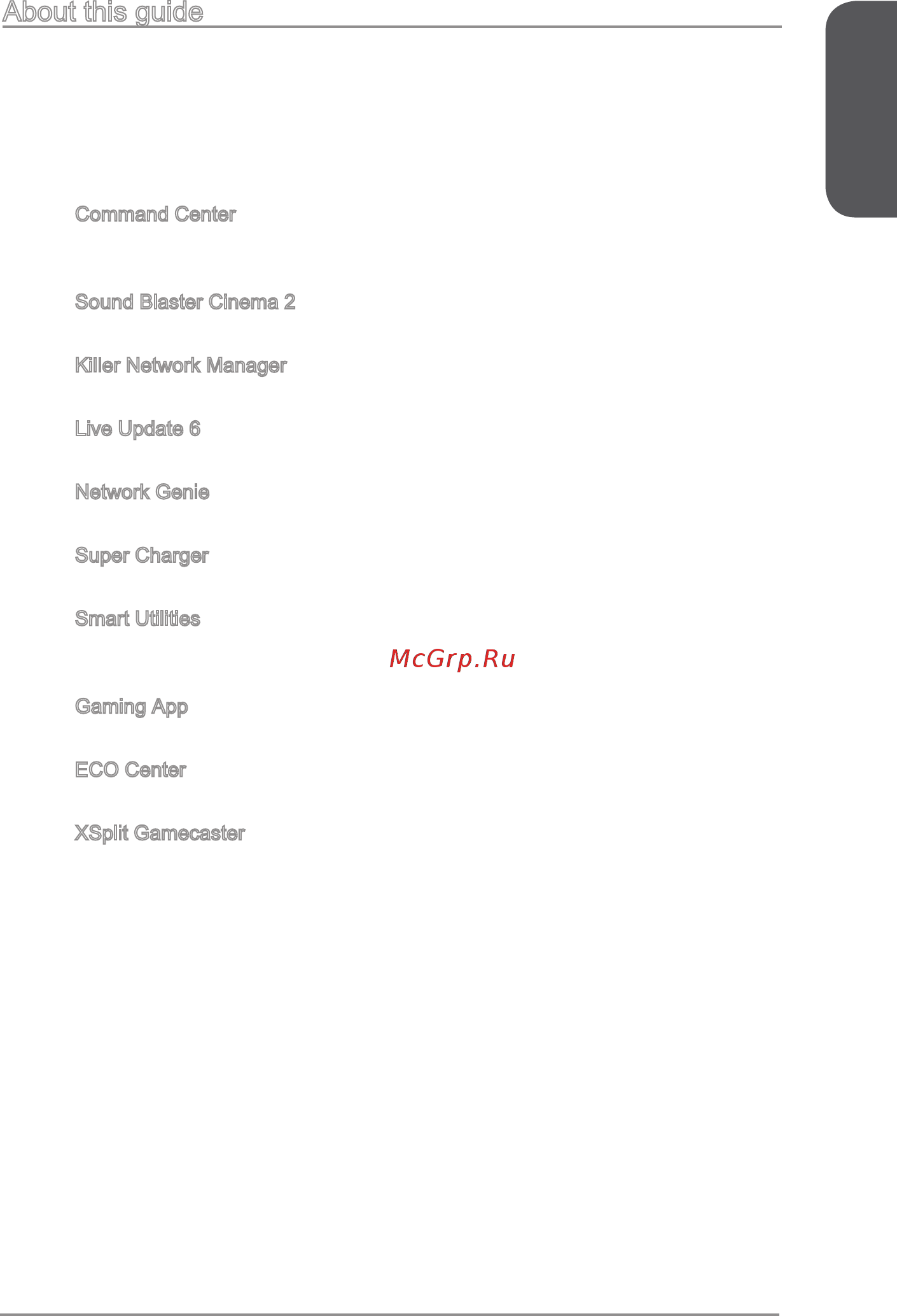 MSI Z97-G45 GAMING [3/64] Preface