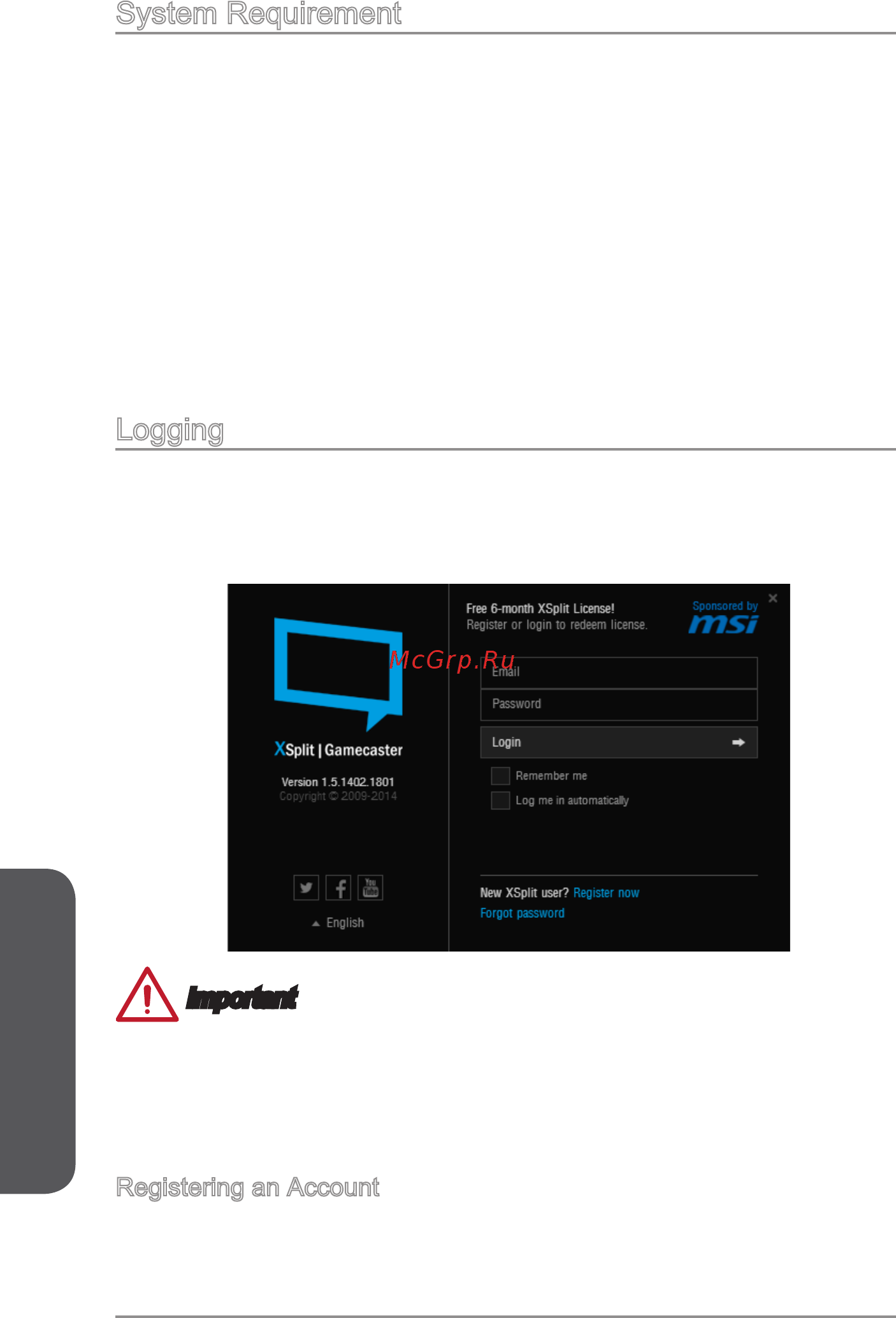 MSI Z97-G45 GAMING [58/64] Logging